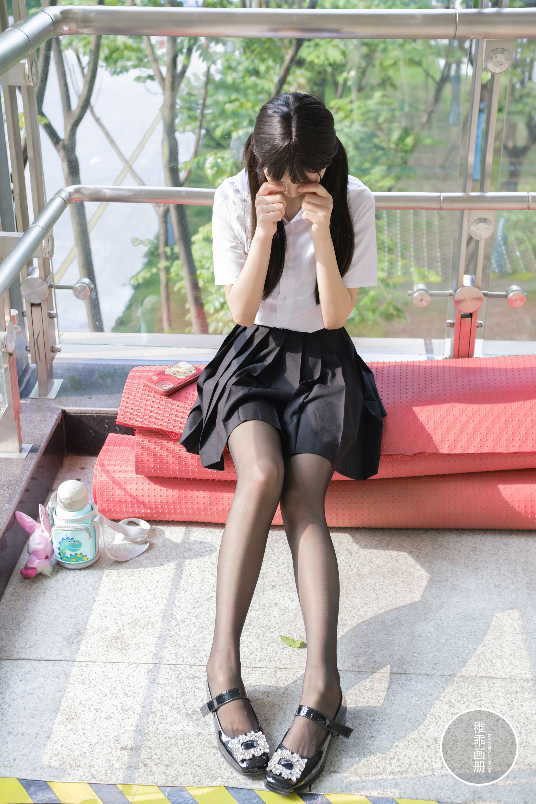 [福利COS] 柴系小乖(稚乖画册) - 夜夜 逛街13d黑丝第9张