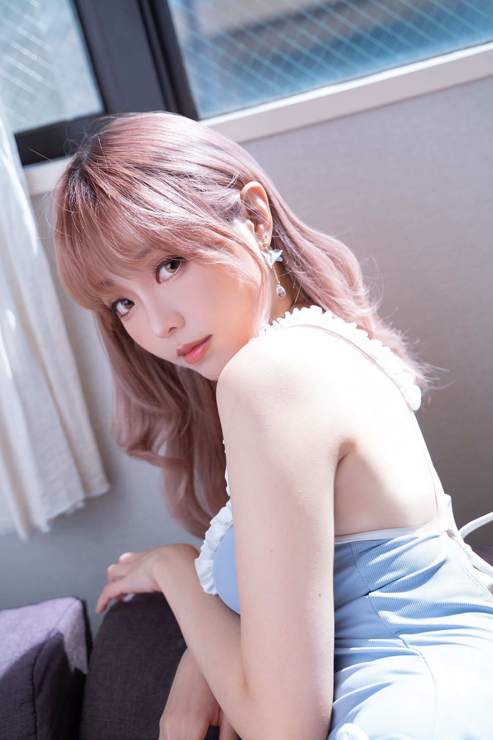 [福利COS] Ely_eee(ElyEE子) - Mist Blue Lady第10张