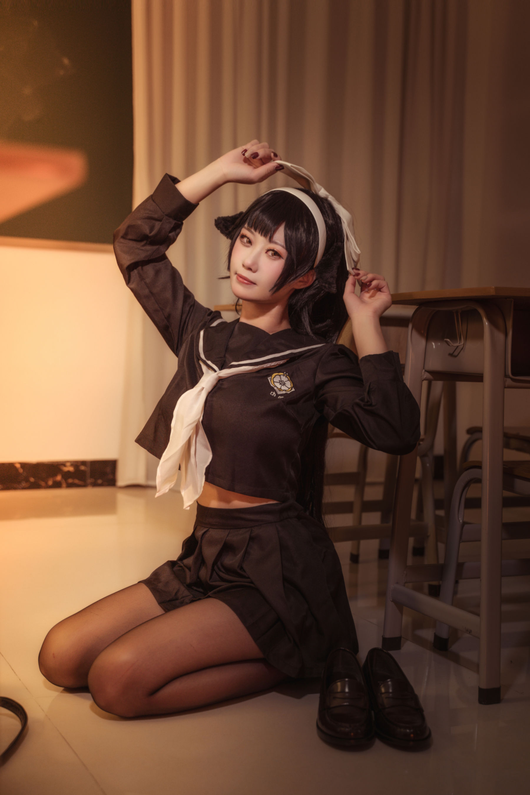 [福利COS] 贞子蜜桃 - 碧蓝航线 爱宕高雄制服第10张