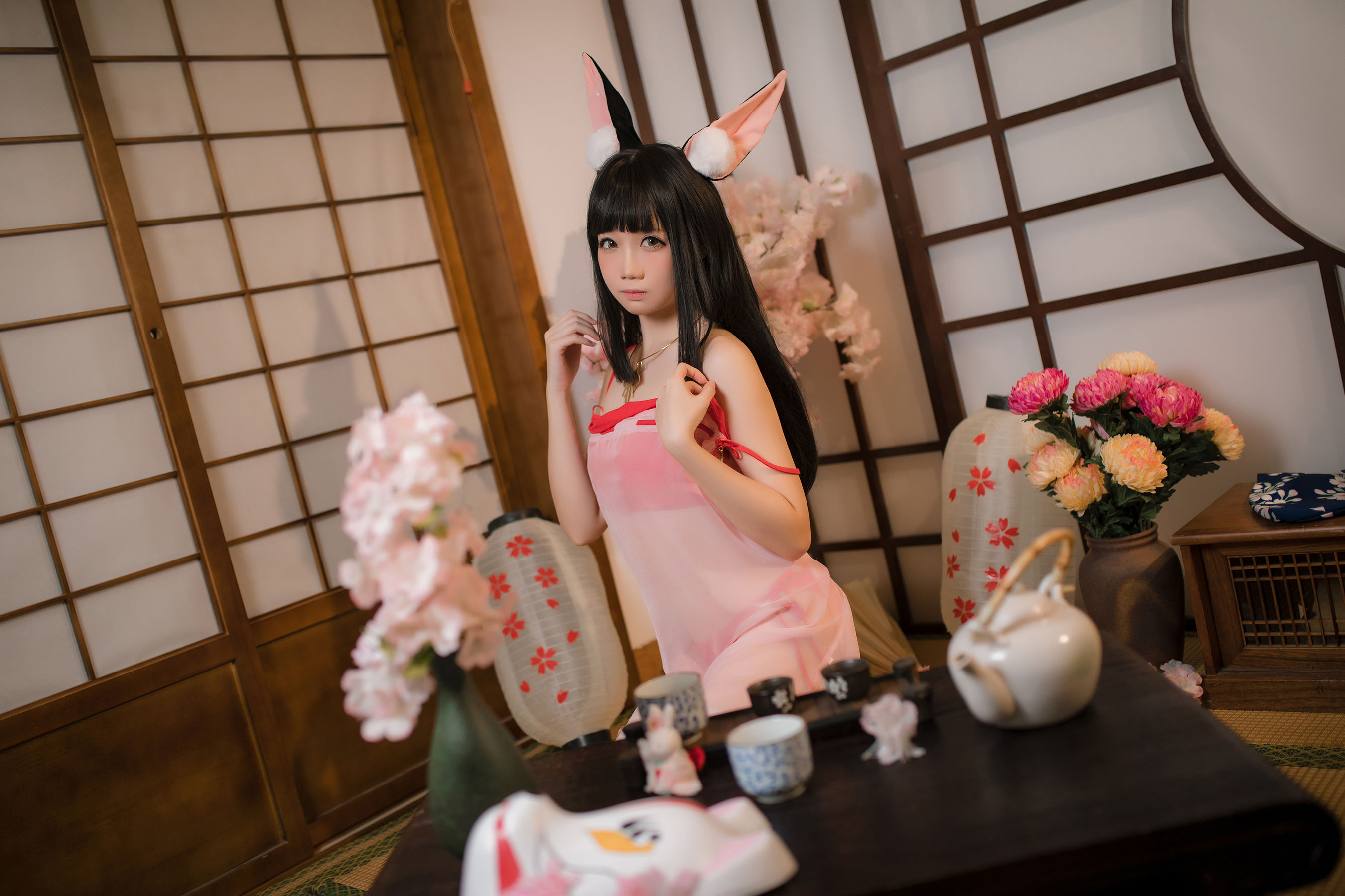 [福利COS] 焖焖碳 - 碧蓝航线 長門睡衣第1张