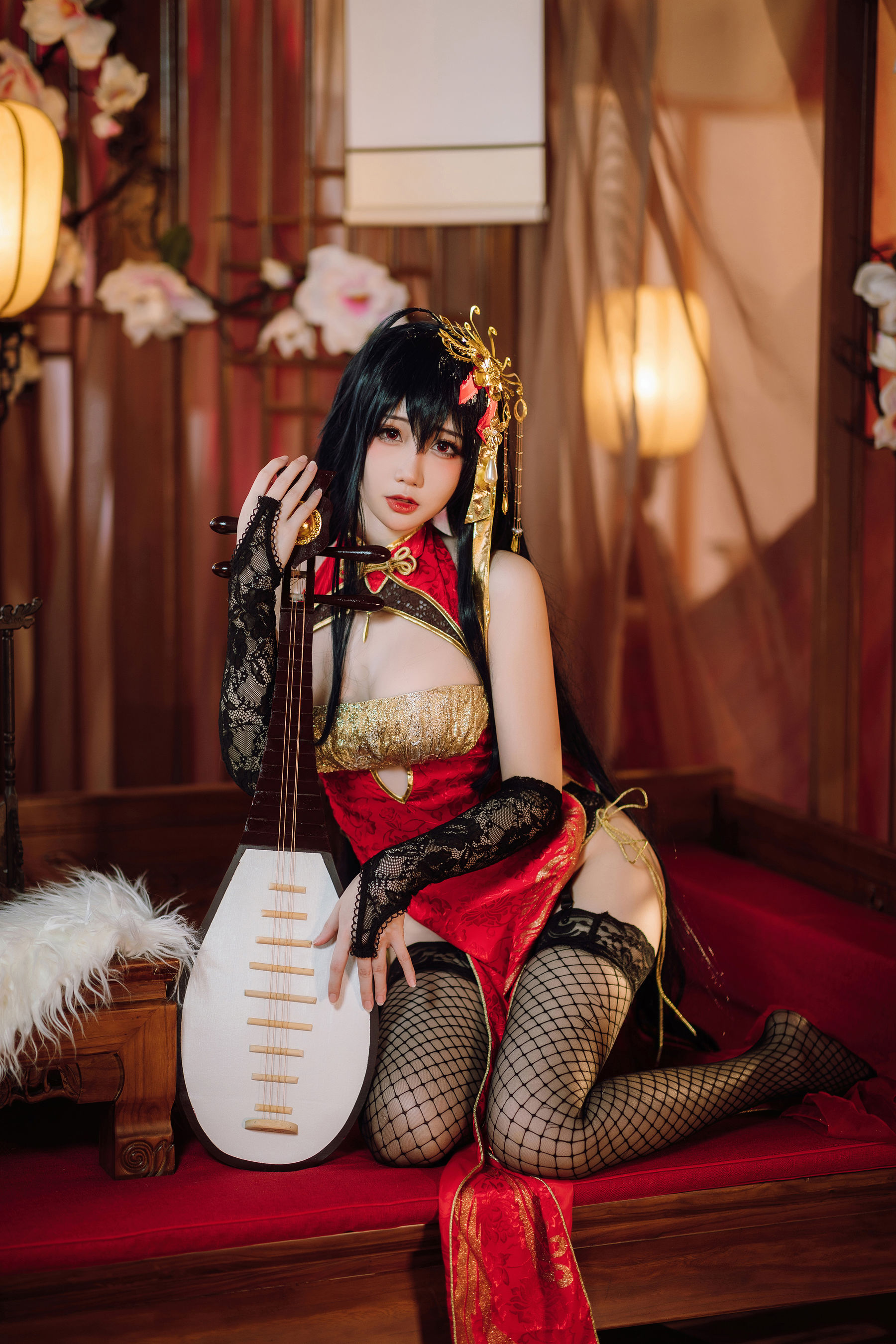 [福利COS] 焖焖碳 - 大凤旗袍第8张