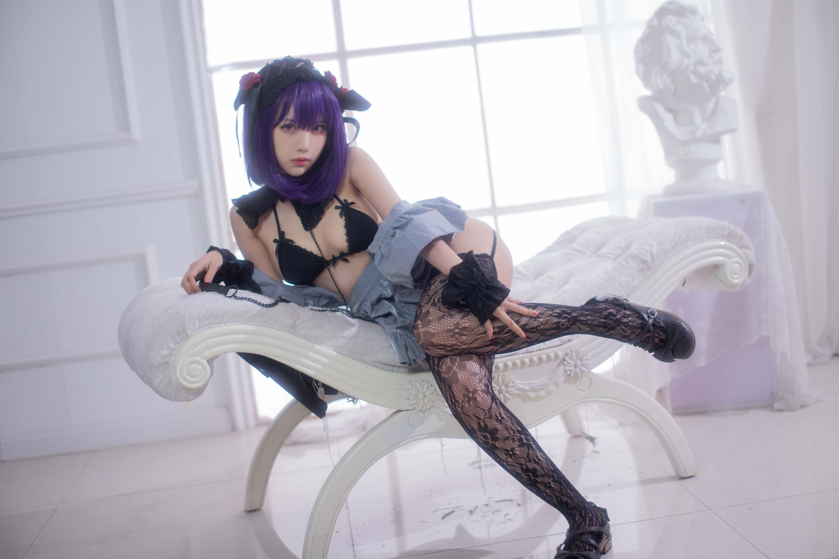 [福利COS] Shika小鹿鹿 - 喜多川海梦 小雫内衣第6张