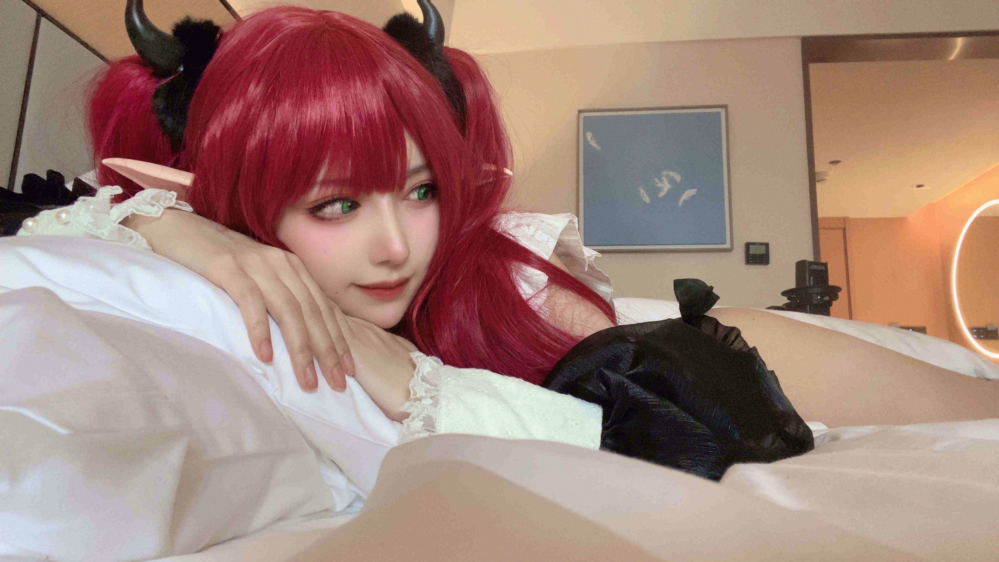 [福利COS] Shika小鹿鹿 - 喜多川海梦 小雫内衣第3张