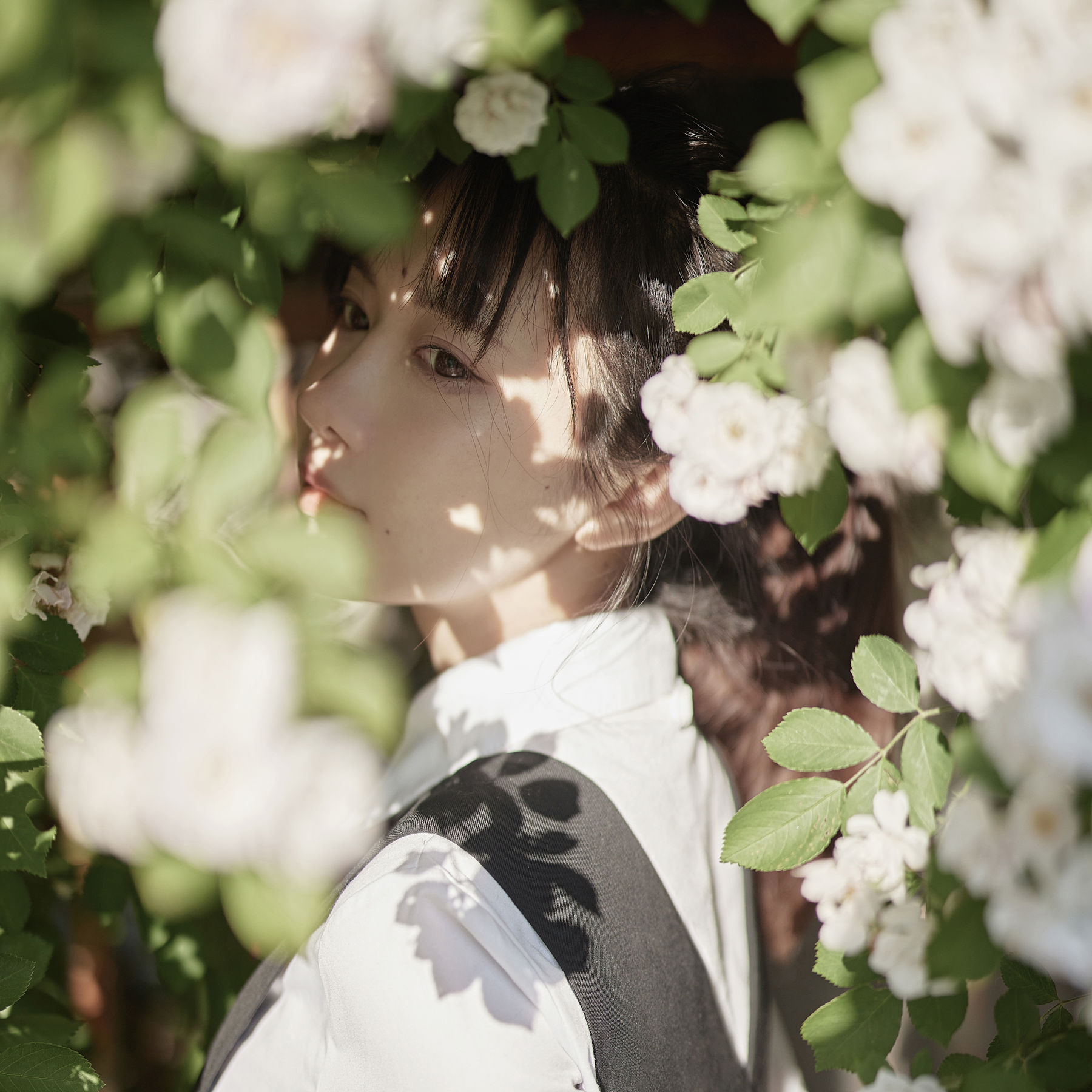 [福利COS] Shika小鹿鹿 - 蔷薇JK第3张