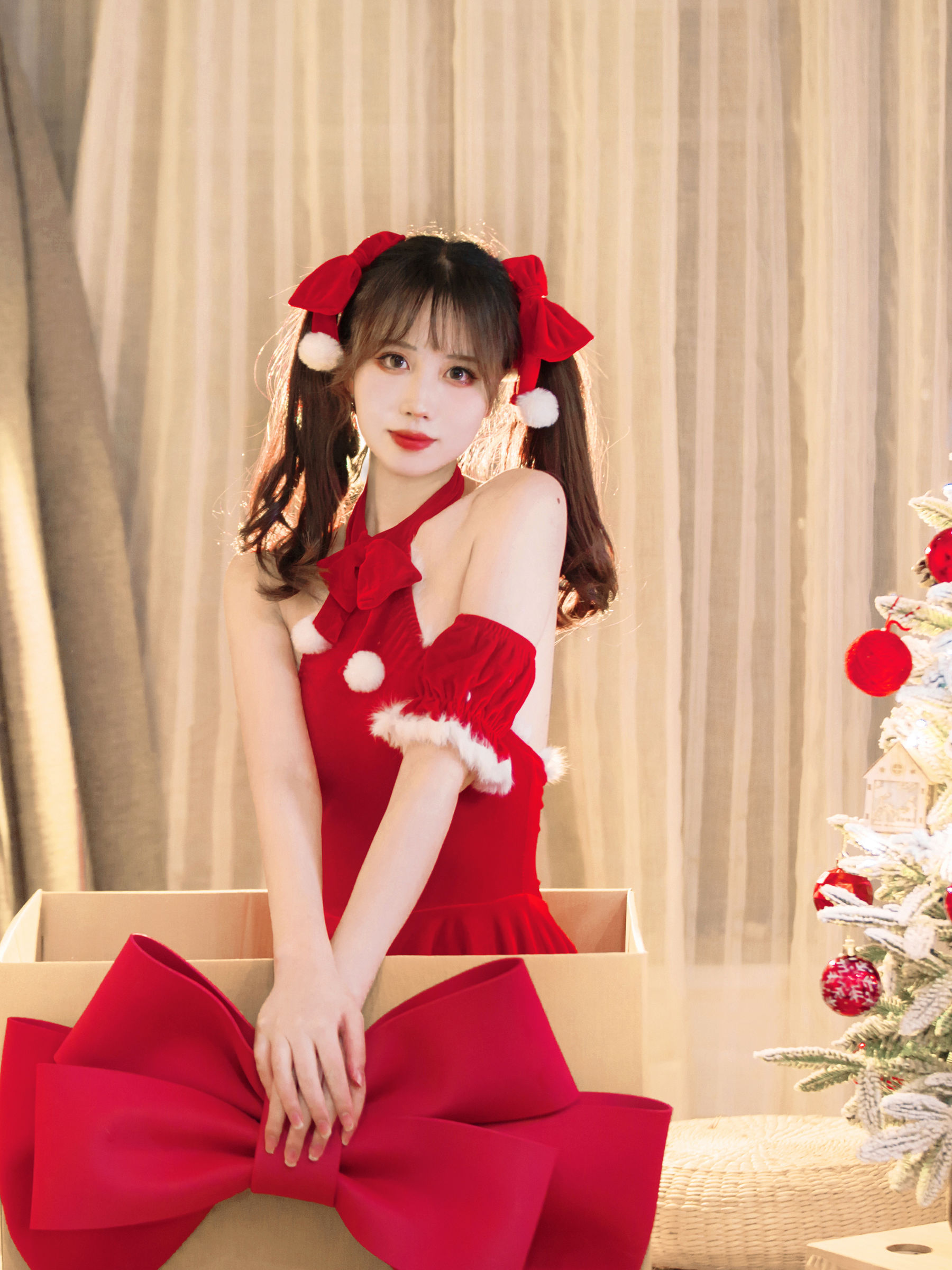 [福利COS] 次元少女念雪ww - 玫瑰礼物第4张