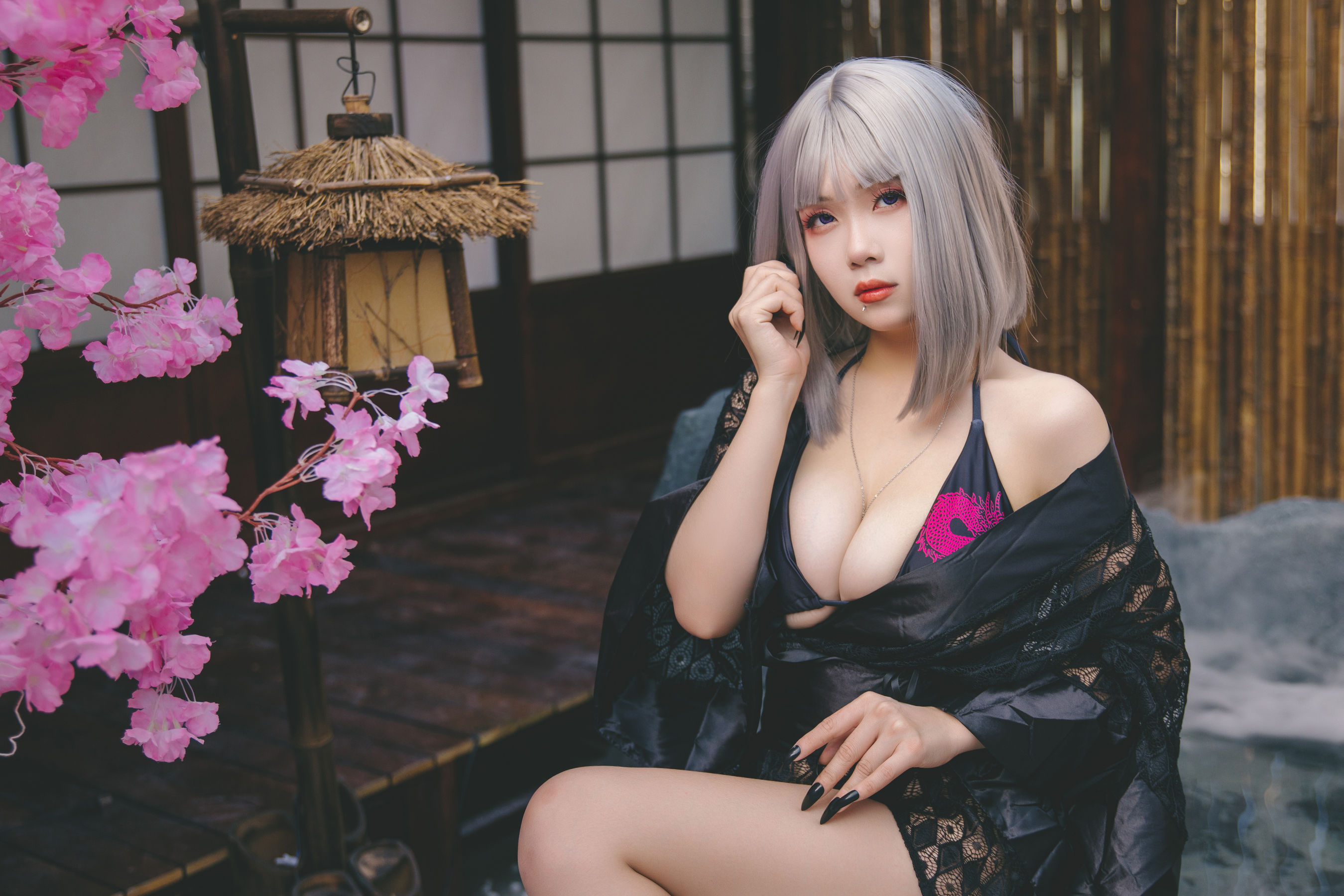 [福利COS] 末夜787 - 五月舰长 和服第17张