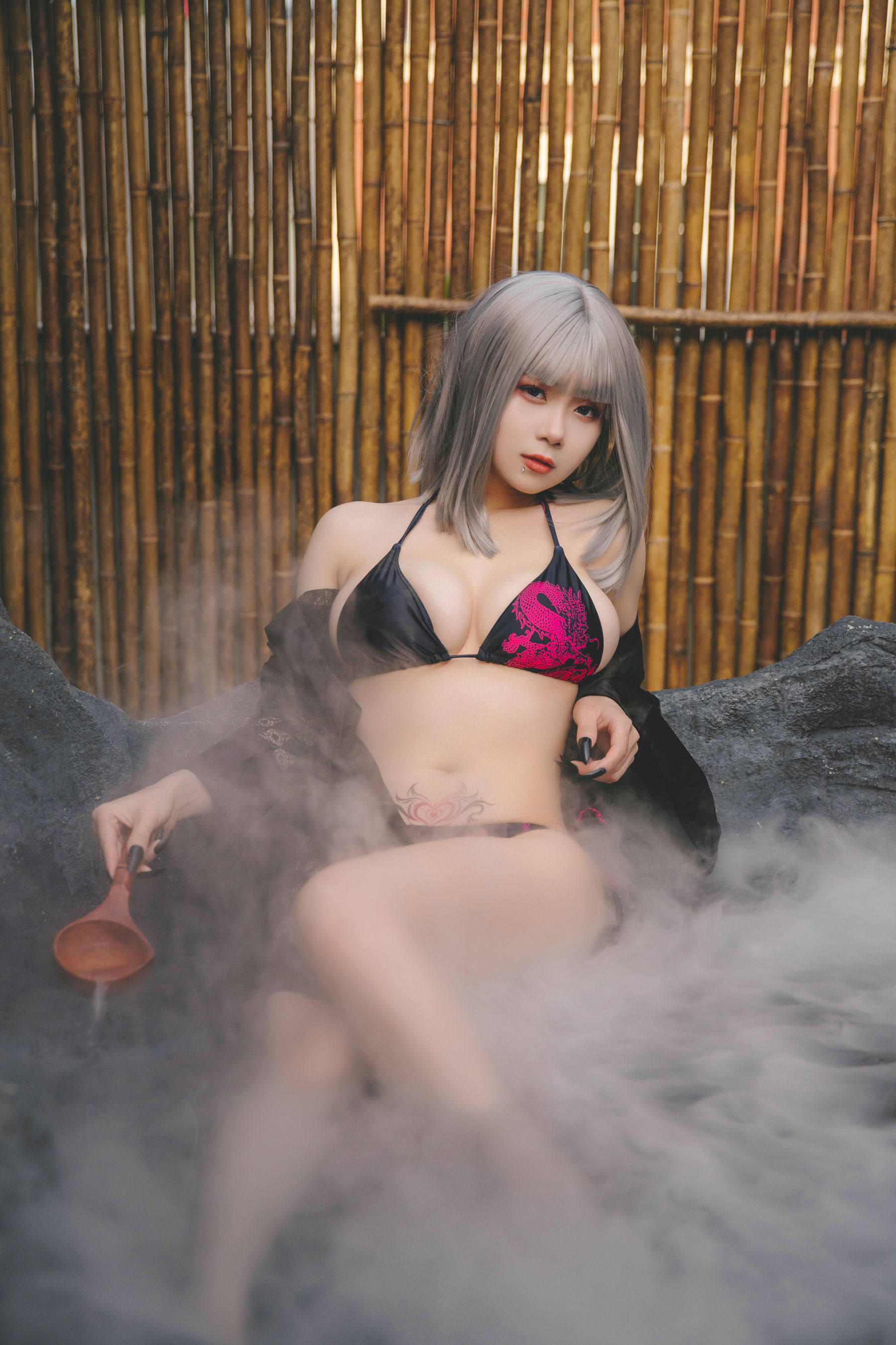 [福利COS] 末夜787 - 五月舰长 和服第21张