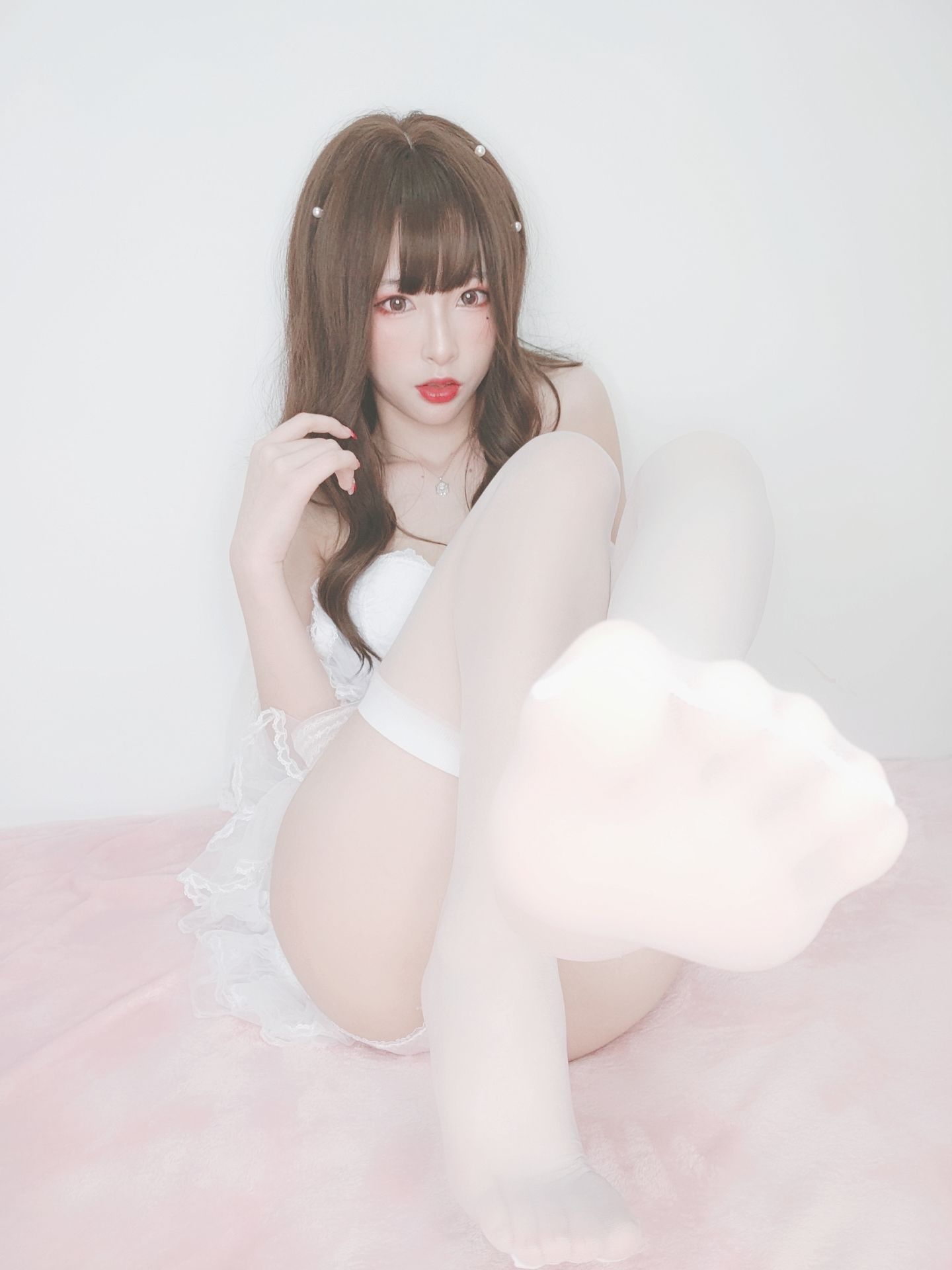 [福利COS] 尤物清水由乃 - 花嫁自拍第13张