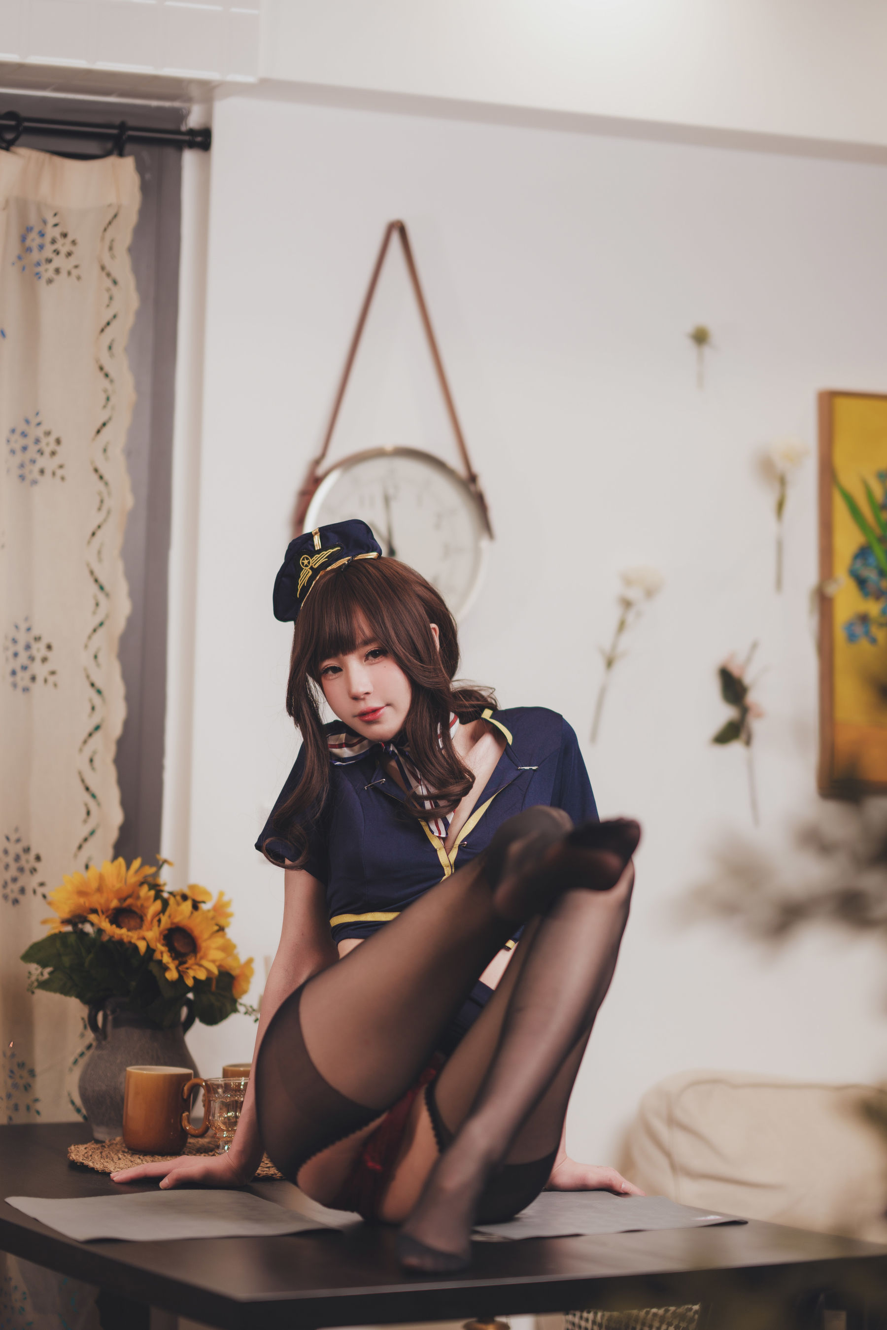 [福利COS] 西园寺南歌写真 - 空姐第8张