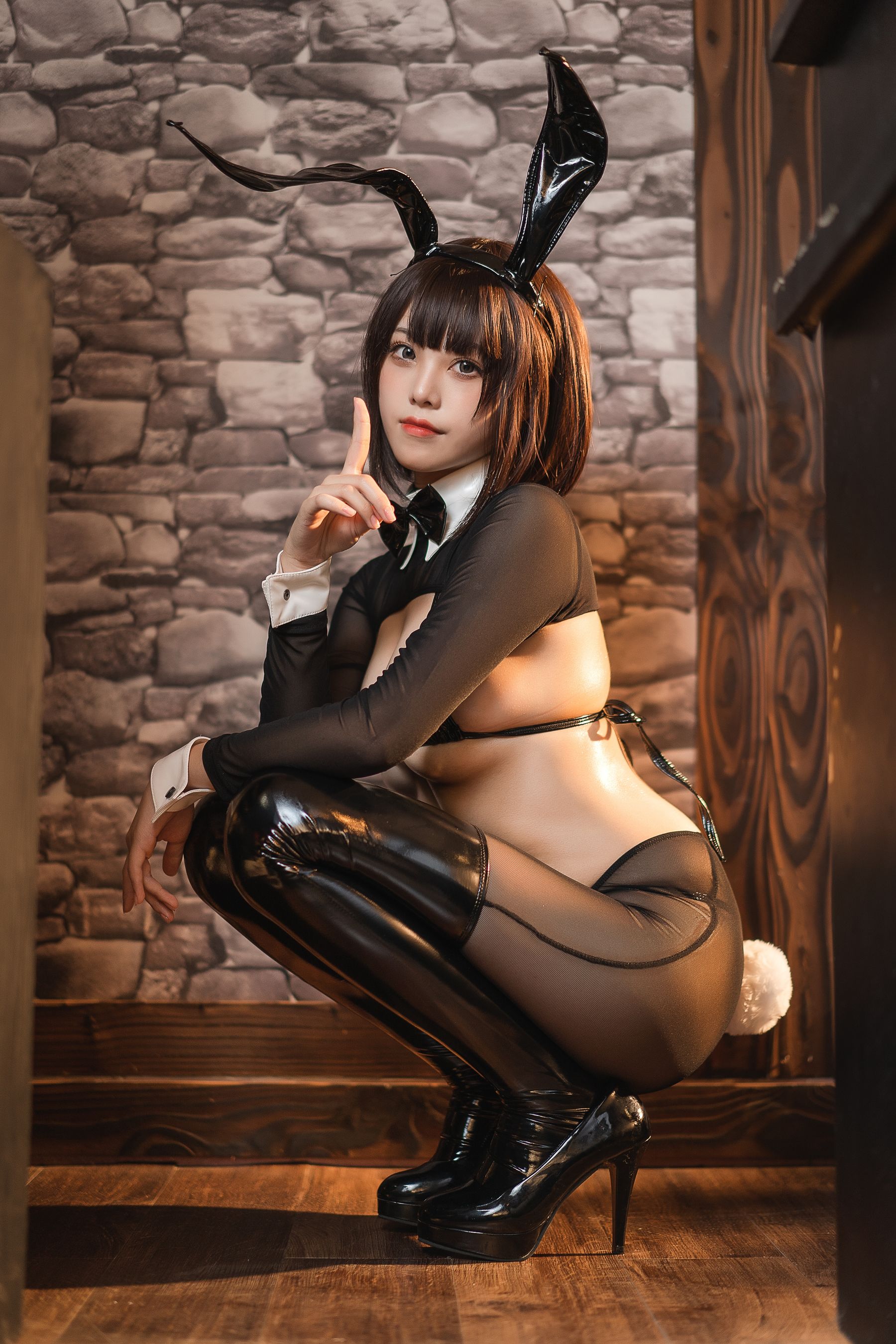 [福利COS] 萌系小姐姐蜜汁猫裘 - 逆兔第5张