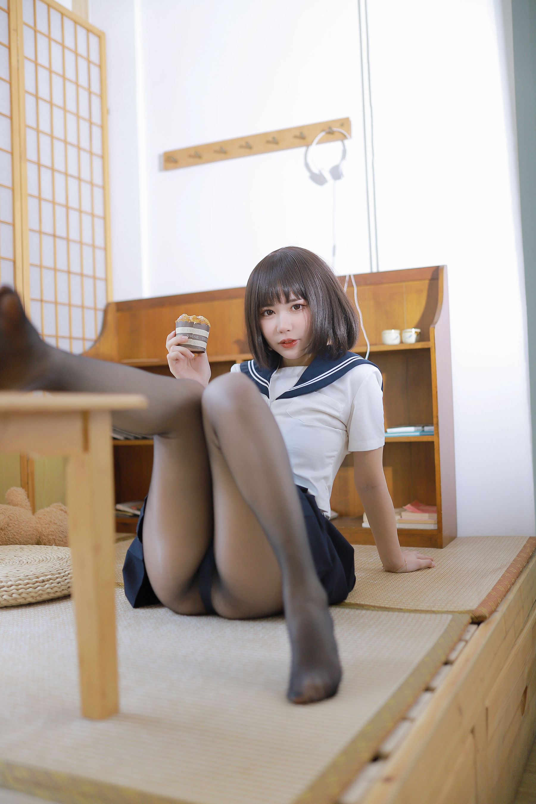 [福利COS] Tina很妖孽呀 - 绳艺JK第35张