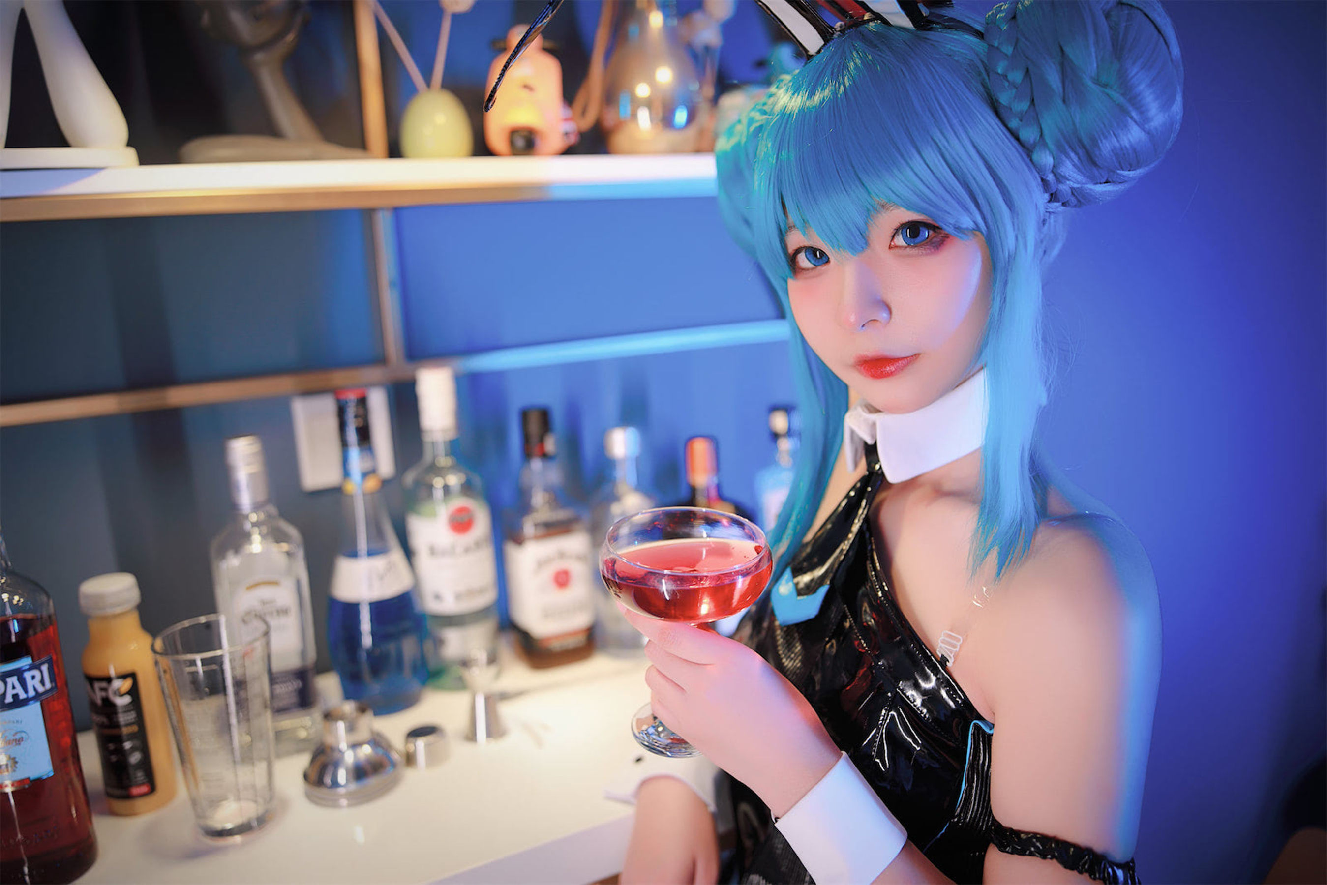 [福利COS] yuuhui玉汇 - 初音黑兔第8张