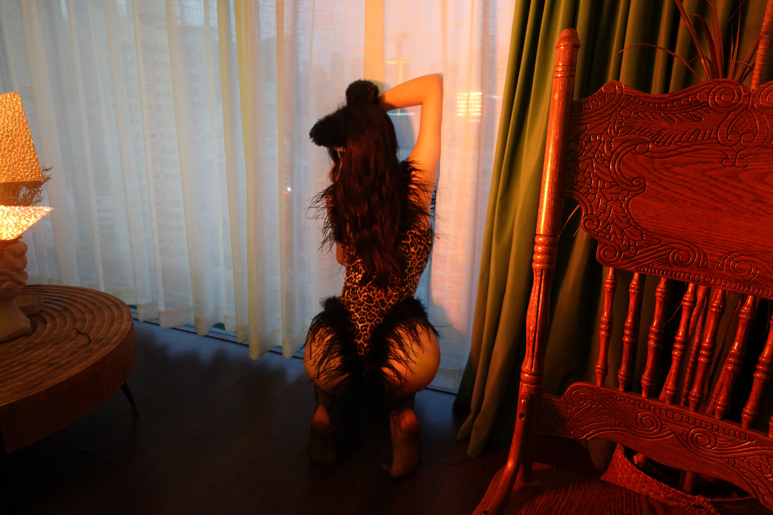 [福利COS] 徐珺大哥 - 毛绒豹猫第6张