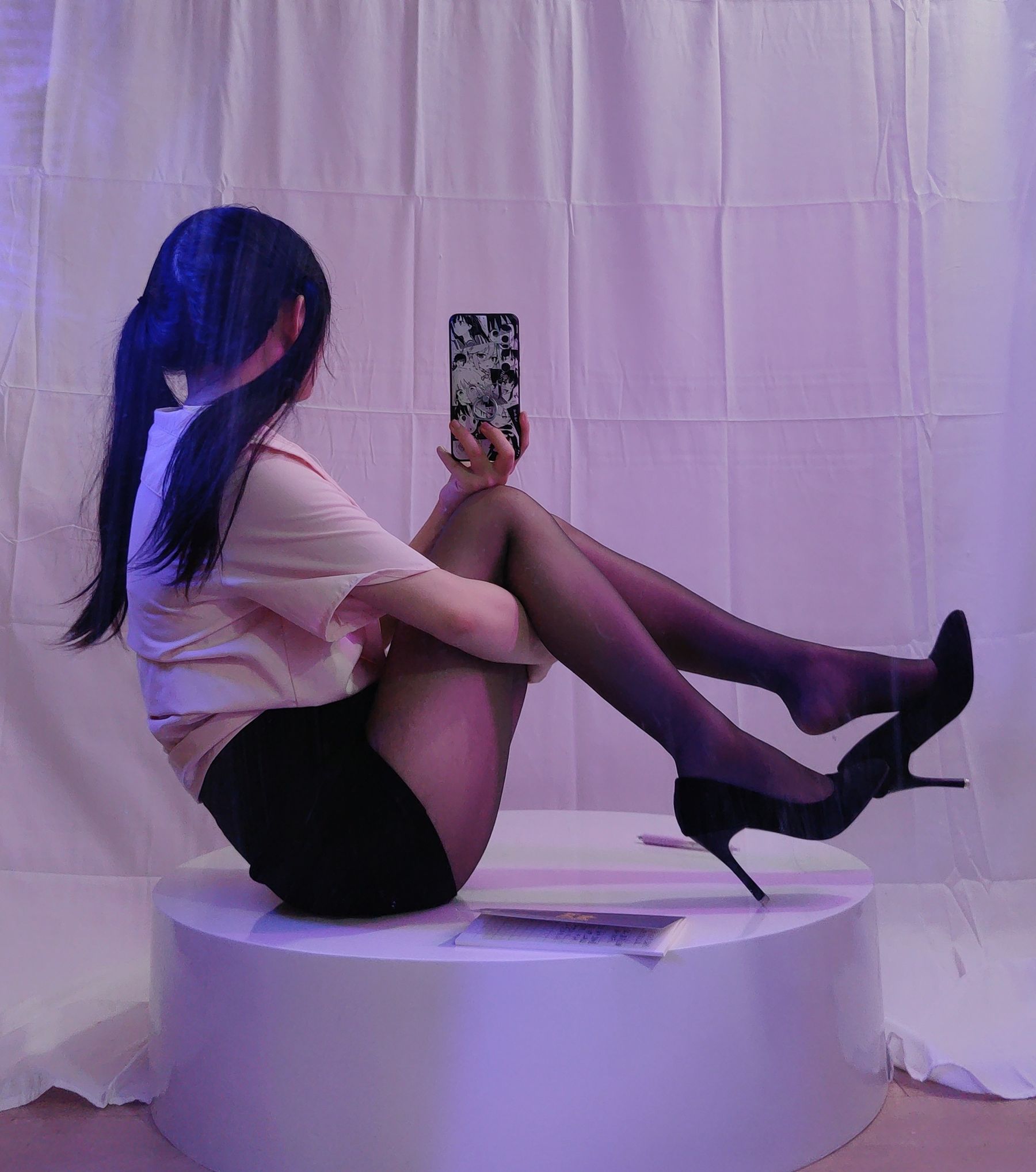 [福利COS] 神沢永莉 - 双马尾黑丝班主任第22张