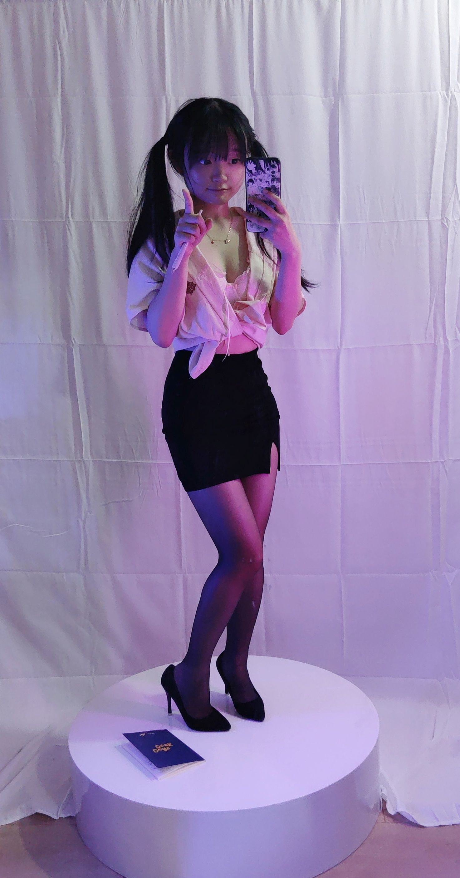 [福利COS] 神沢永莉 - 双马尾黑丝班主任第7张