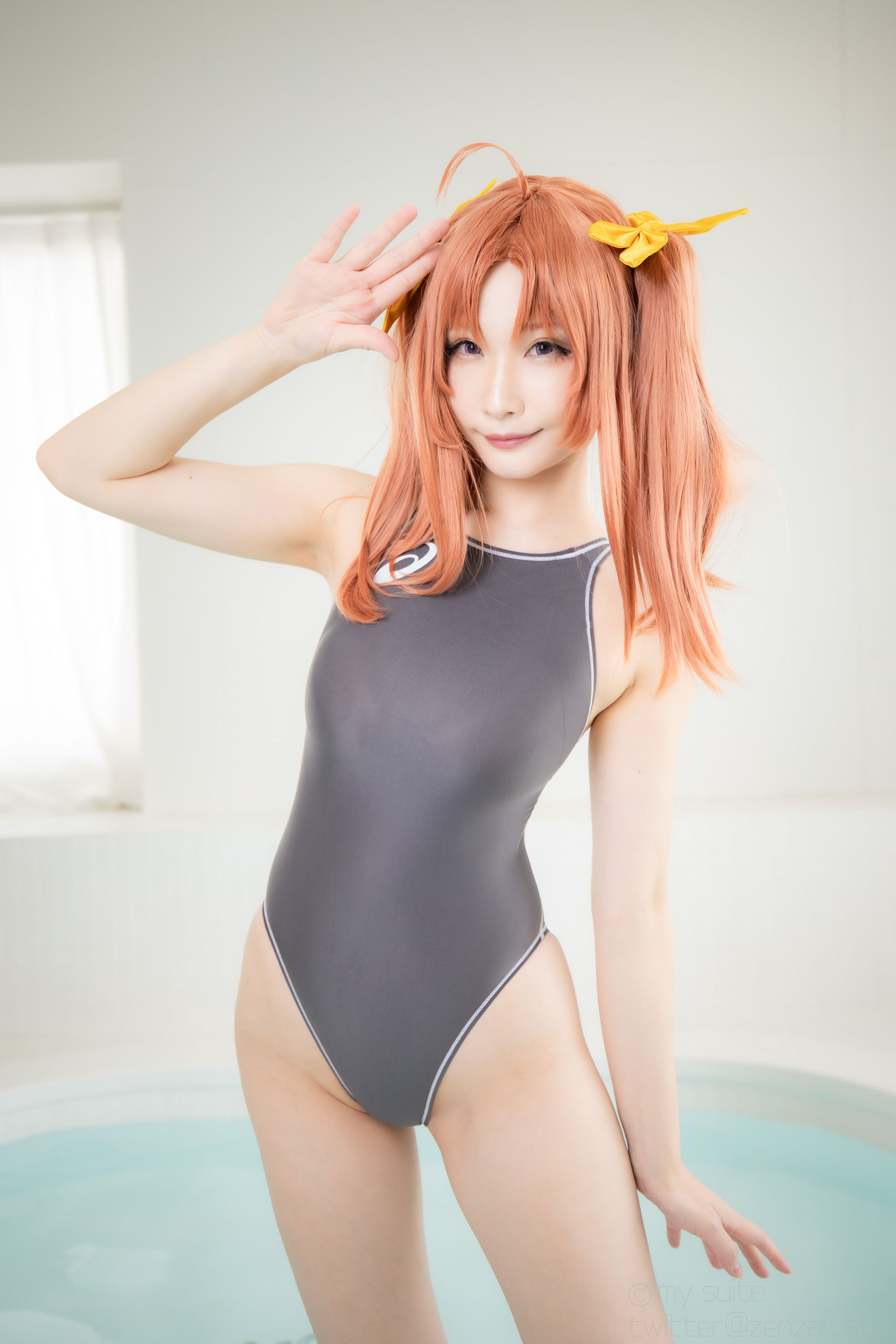 [福利COS] (Cosplay)[my suite] Atsuki あつき - スパッツと競泳水着を堪能するROM Suite Collection.36第23张