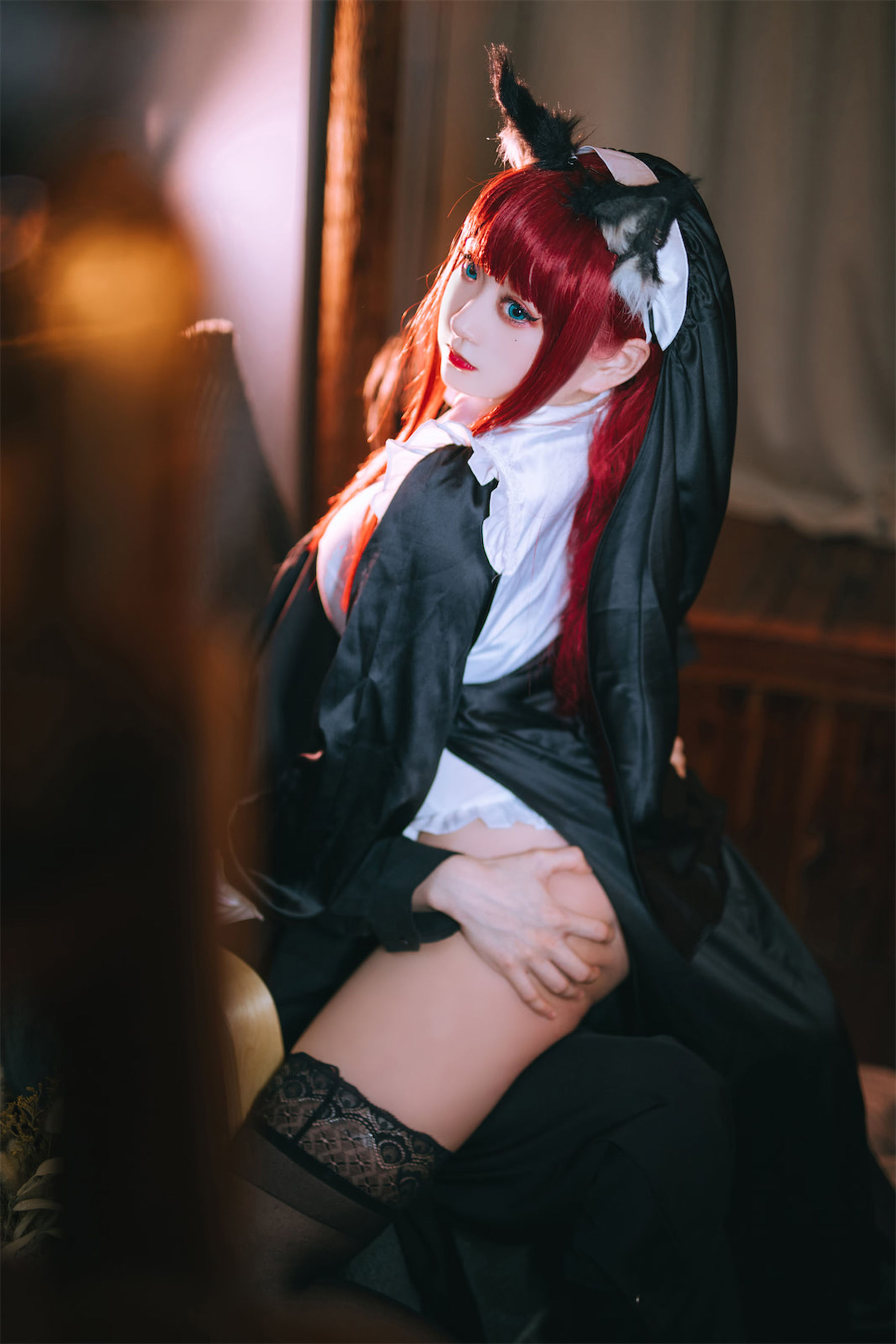 [福利COS] 动漫博主恩田直幸 - 修女第8张