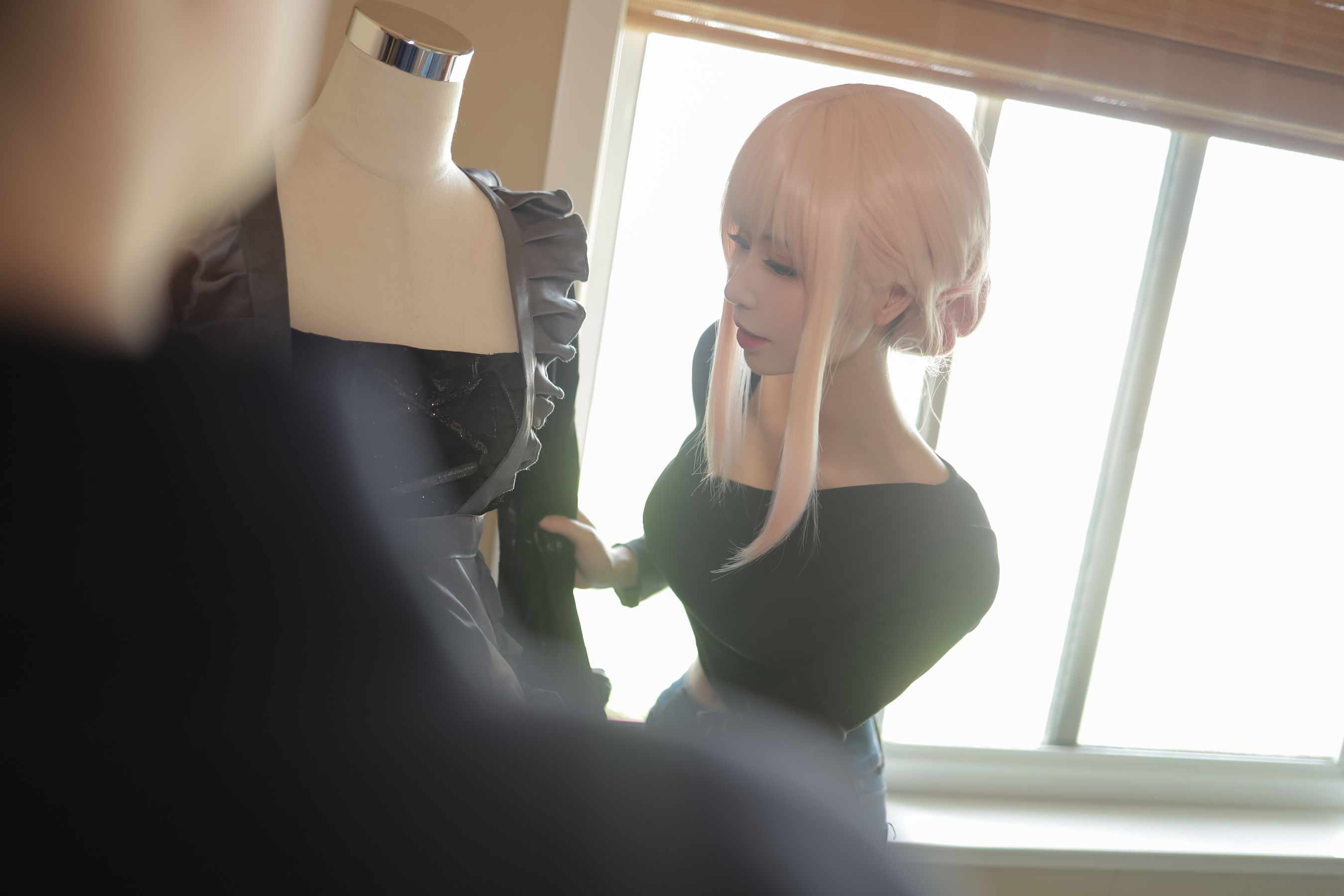 [福利COS] 动漫博主爱老师_PhD - 喜多川海梦 洛丽塔第1张