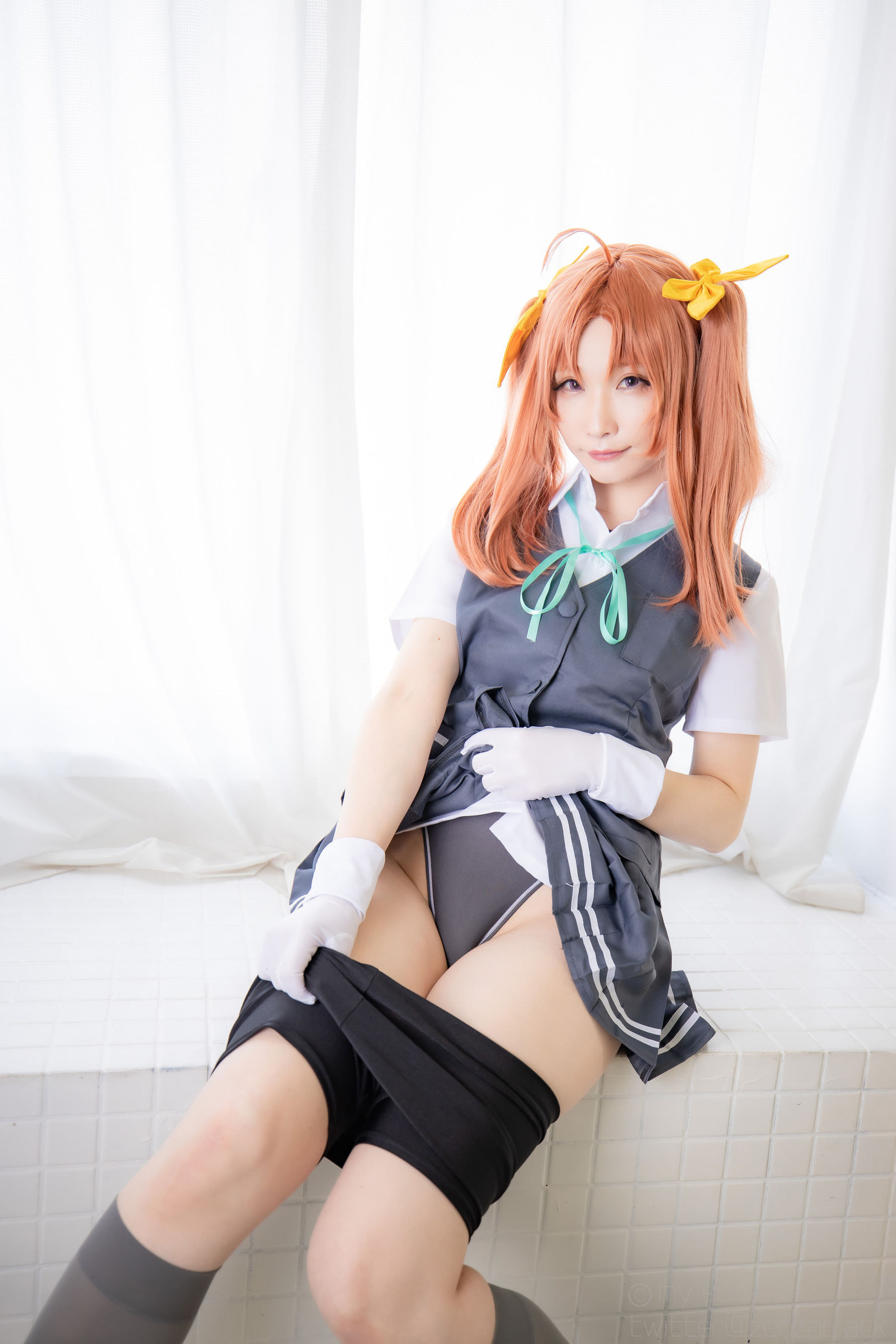 [福利COS] (Cosplay)[my suite] Atsuki あつき - スパッツと競泳水着を堪能するROM Suite Collection.36第14张