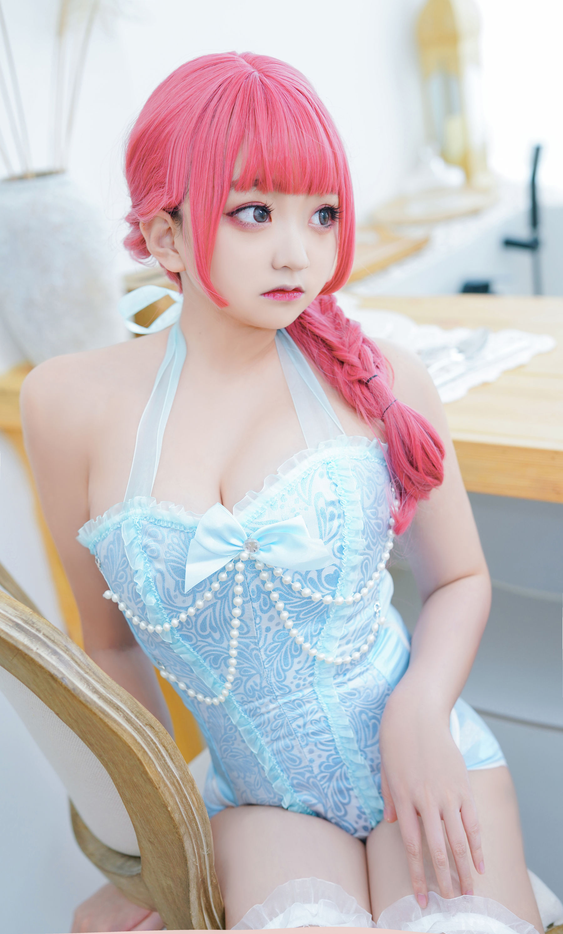 [福利COS] 动漫博主恩田直幸 - 蓝色束缚第6张