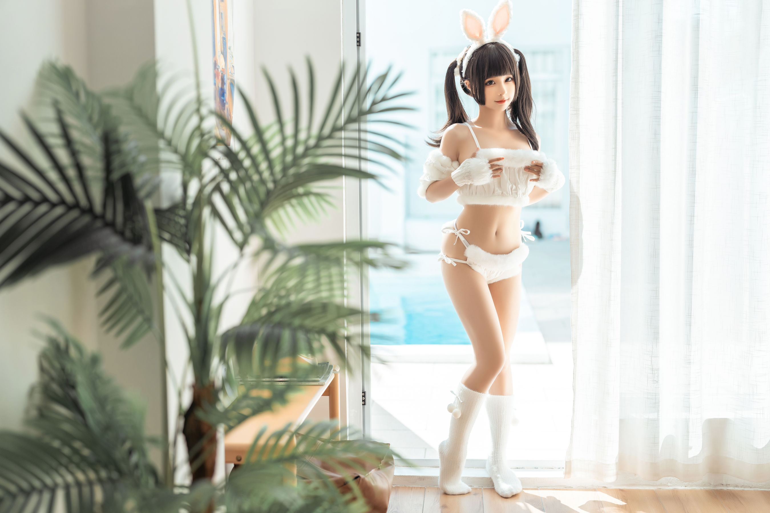 [福利COS] 动漫博主蠢沫沫 - 绵绵兔第3张