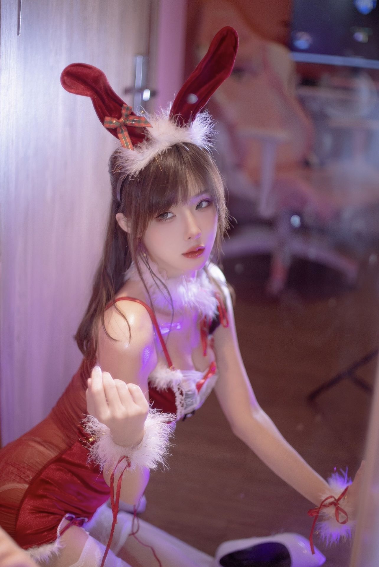 [福利COS] 余多多Dudu - 圣诞特辑写真第8张