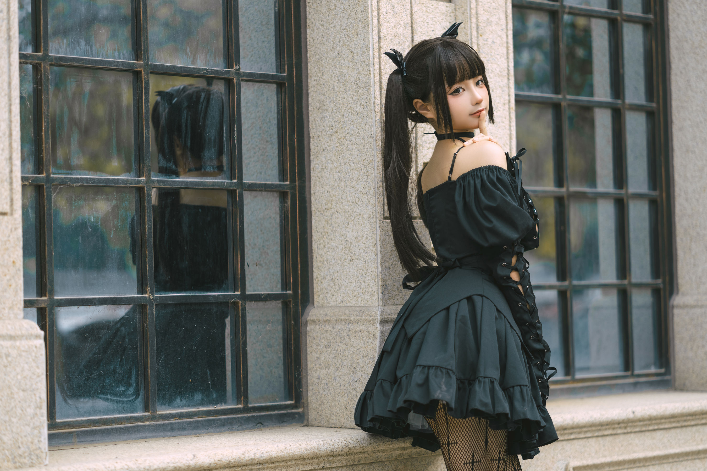 [福利COS] 动漫博主蠢沫沫 - 双马尾小恶魔第7张