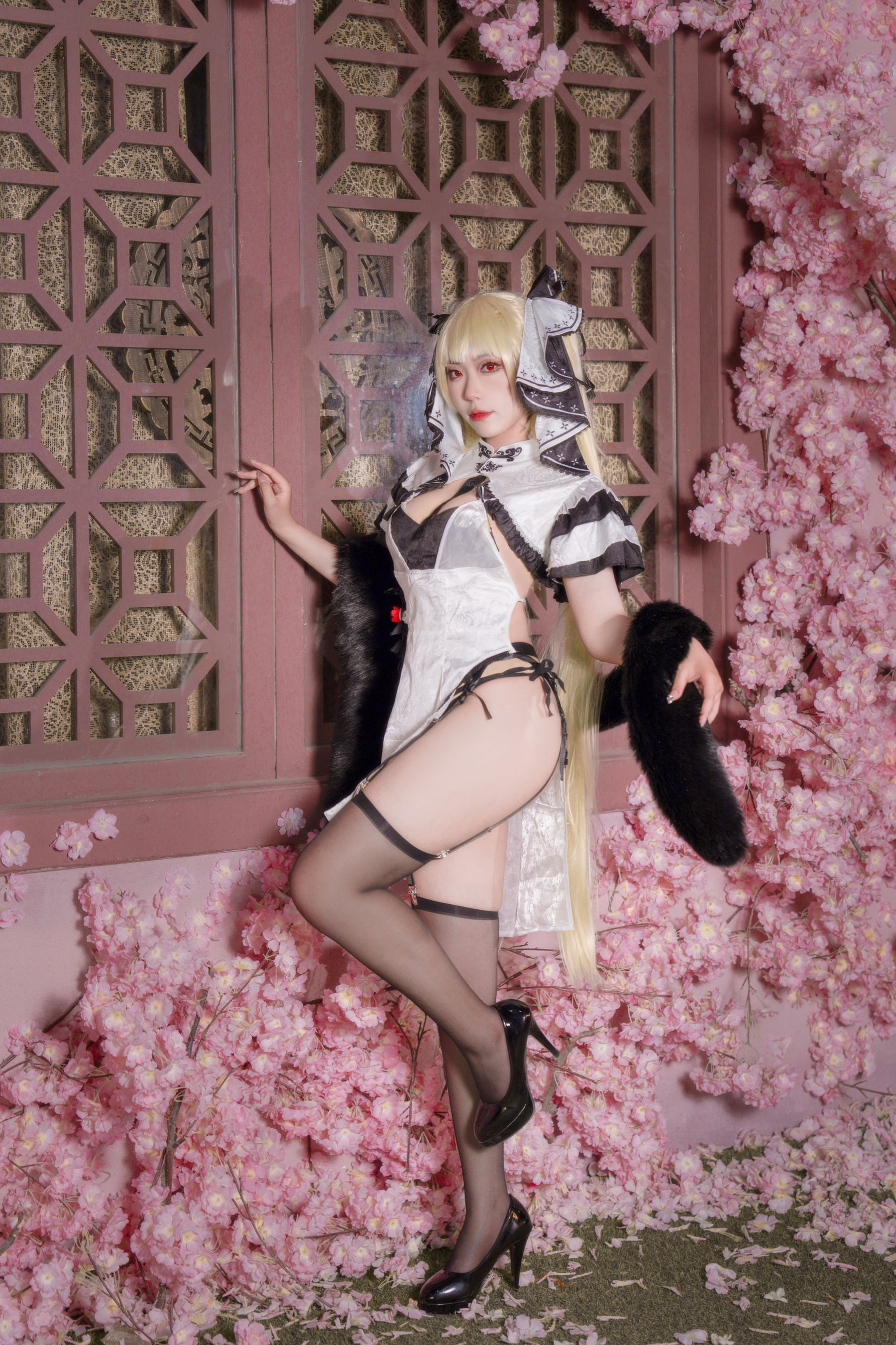 [福利COS] Ho_biiibo - 可畏旗袍第5张