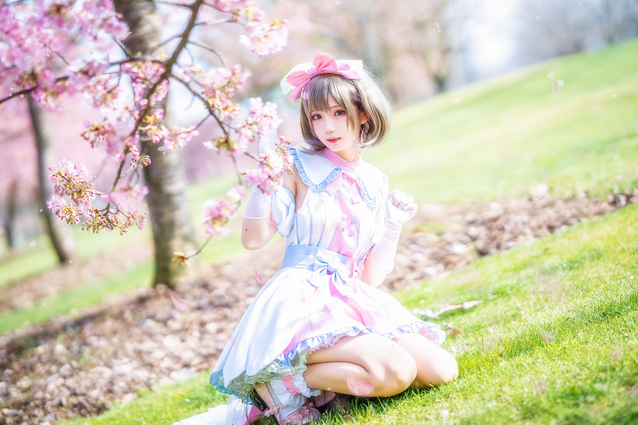 [福利COS] 花柒Hana - 唐可可打歌服第4张