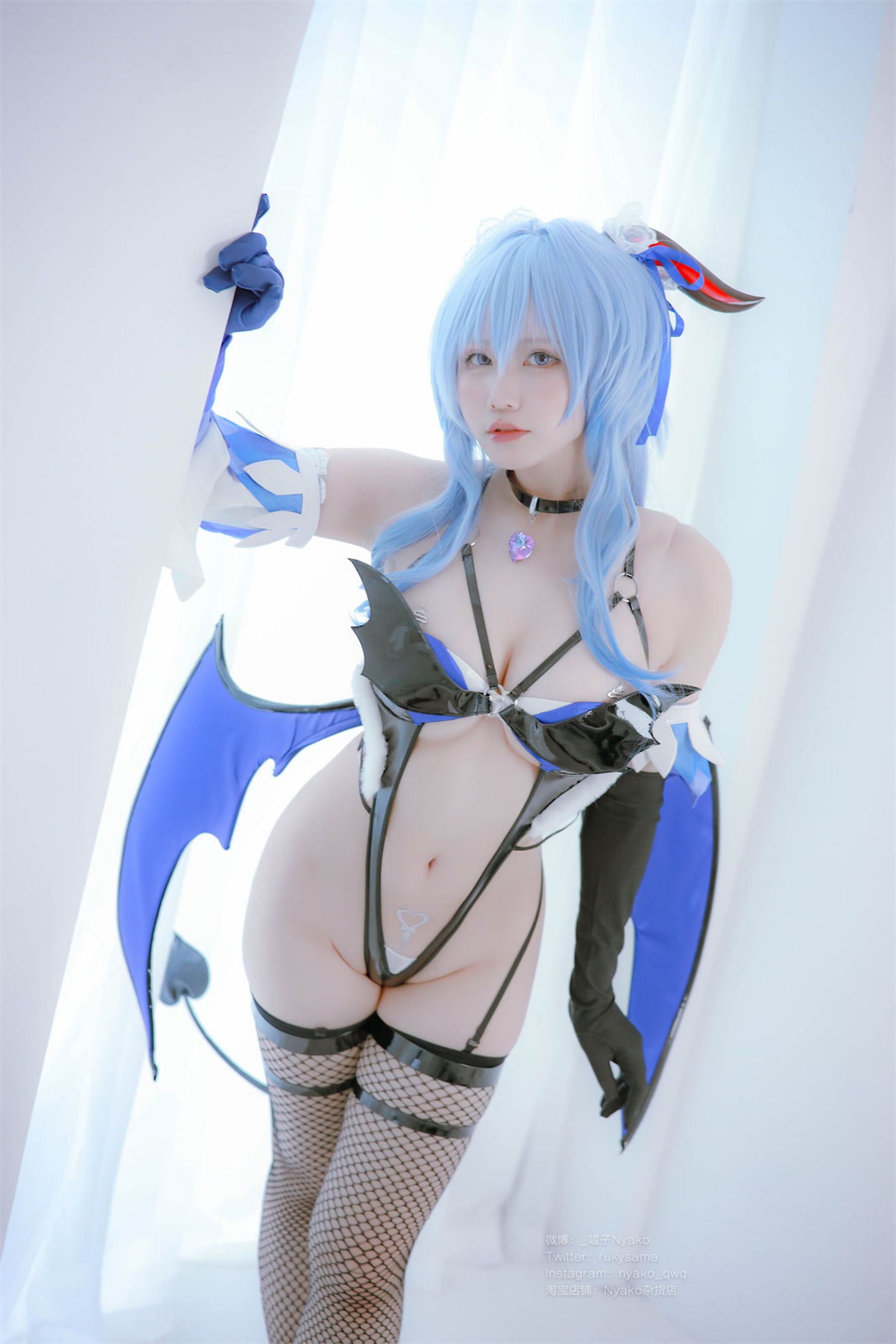 [福利COS] 萌妹子Nyako喵子 - 原神甘雨魅魔第5张