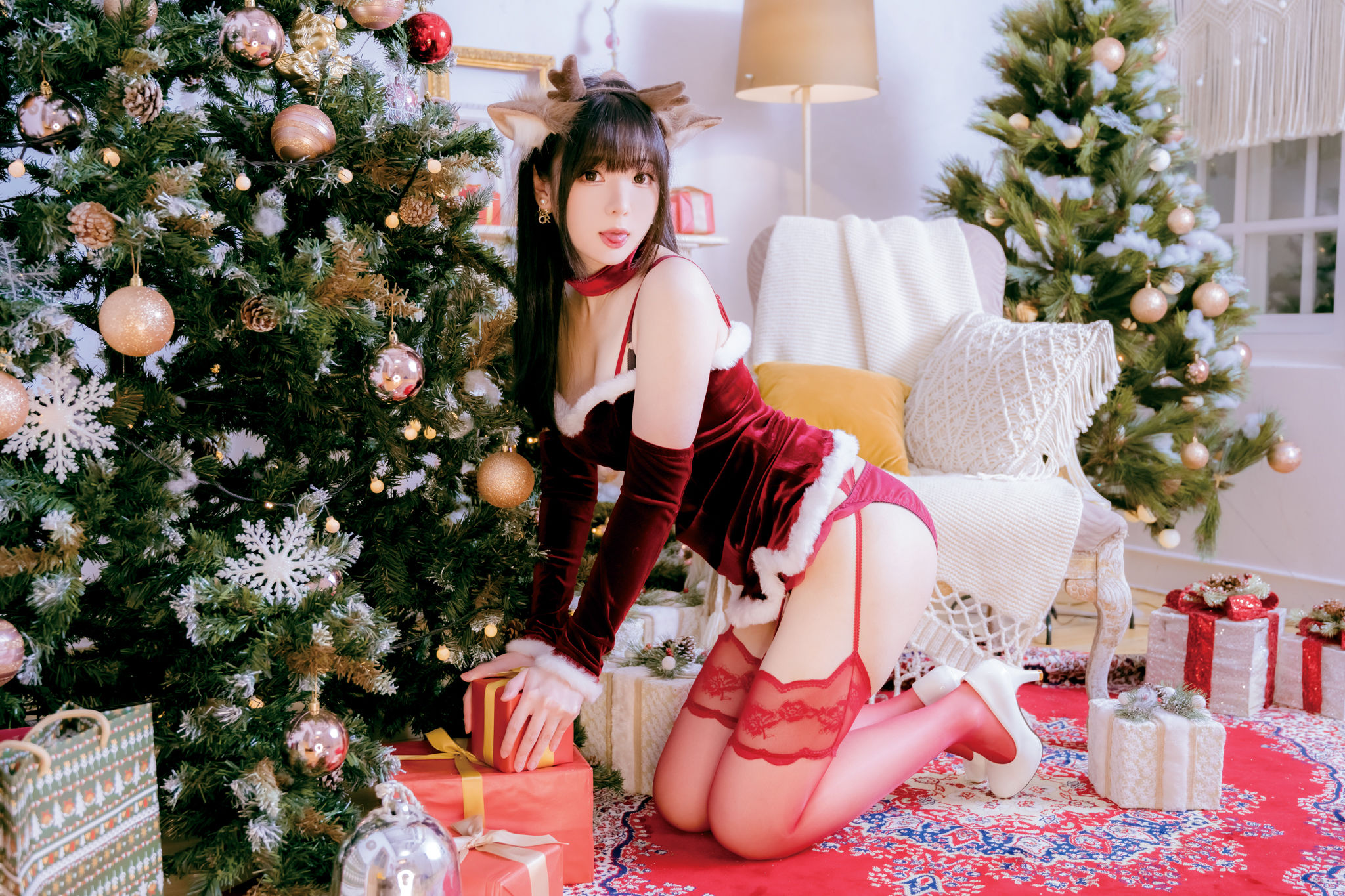 [福利COS] 微博妹纸霜月shimo[fantia] 2022-12-25 メリー・クリスマス！！第1张