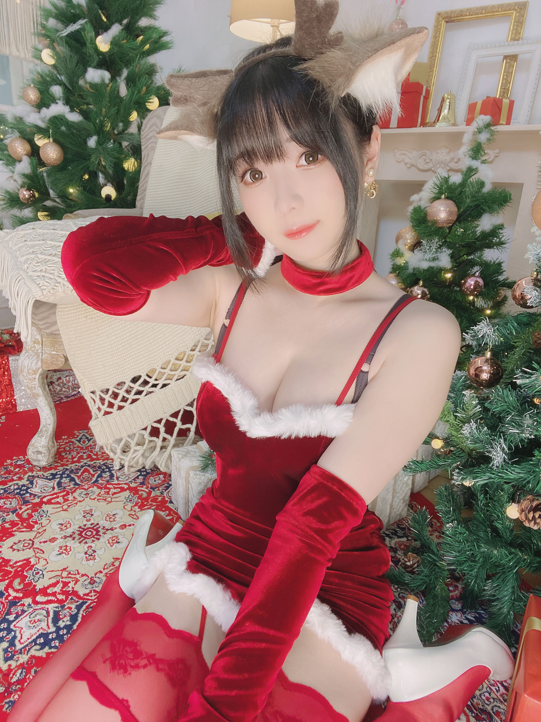[福利COS] 微博妹纸霜月shimo[fantia] 2022-12-25 メリー・クリスマス！！第5张