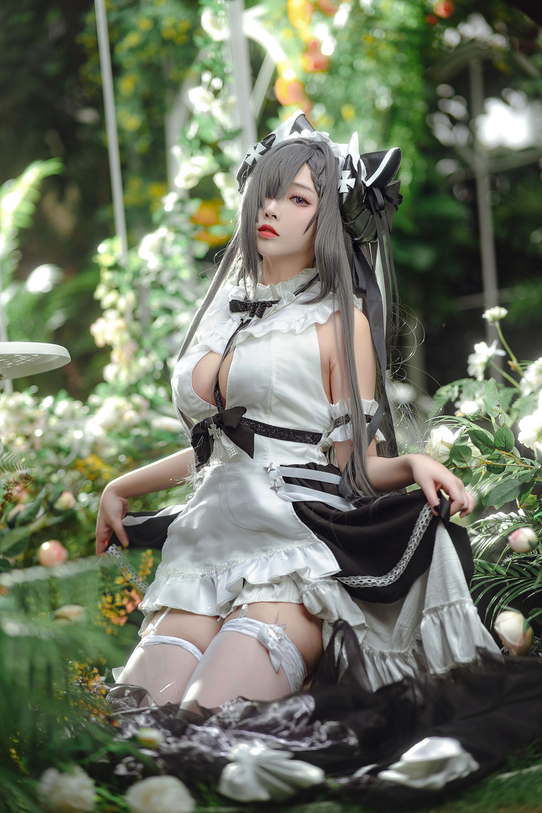 [福利COS] 宫本桜 - 奥古斯特女仆装第5张