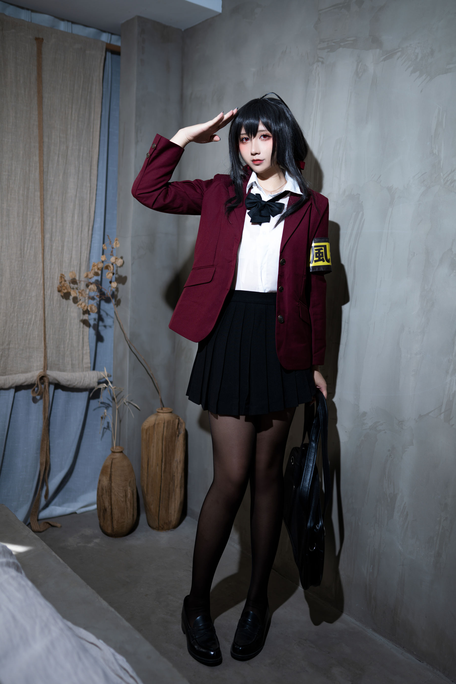 [福利COS] 动漫博主九曲Jean - 大凤风纪委员第3张