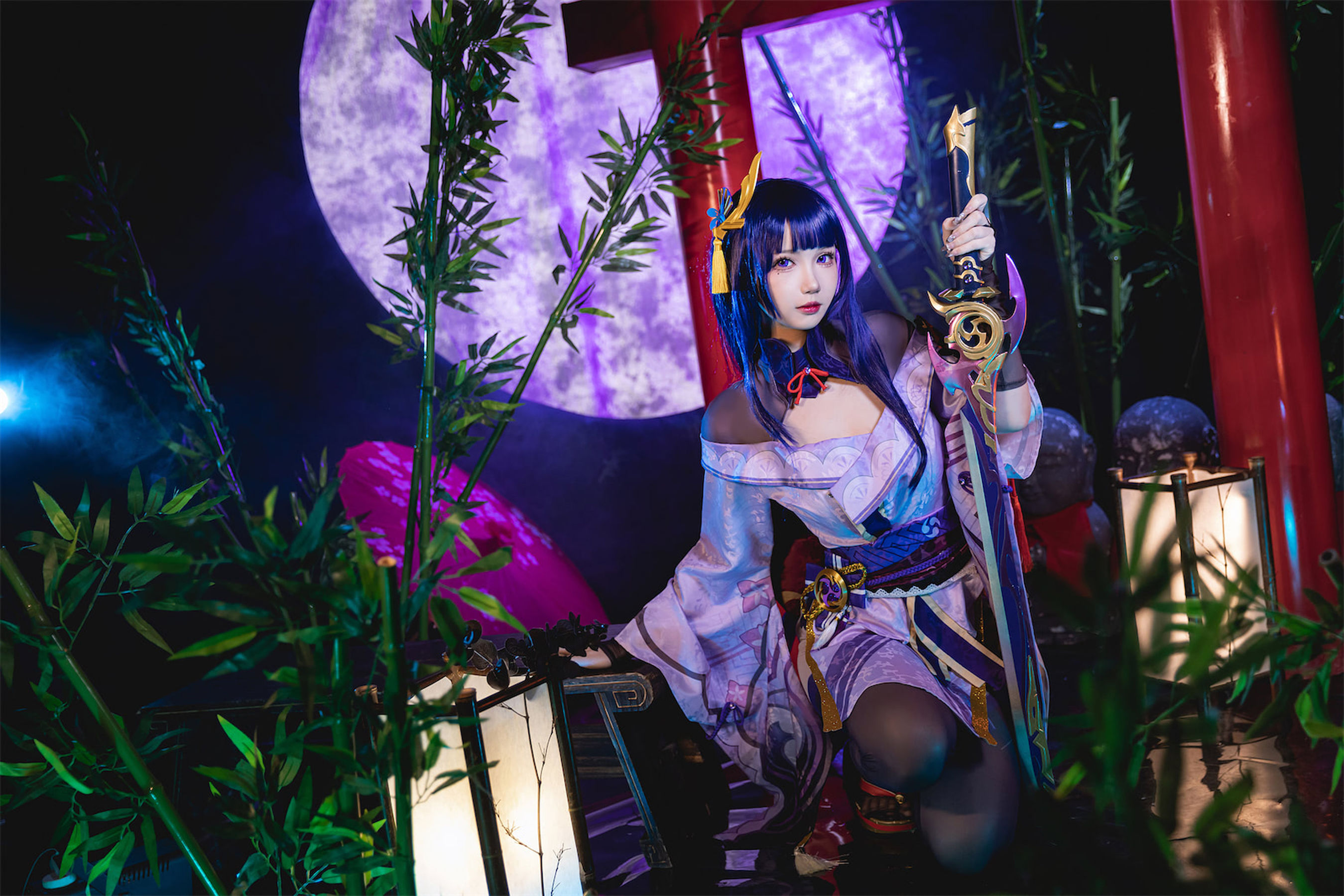 [福利COS] 动漫博主雪晴Astra - 雷电将军第18张