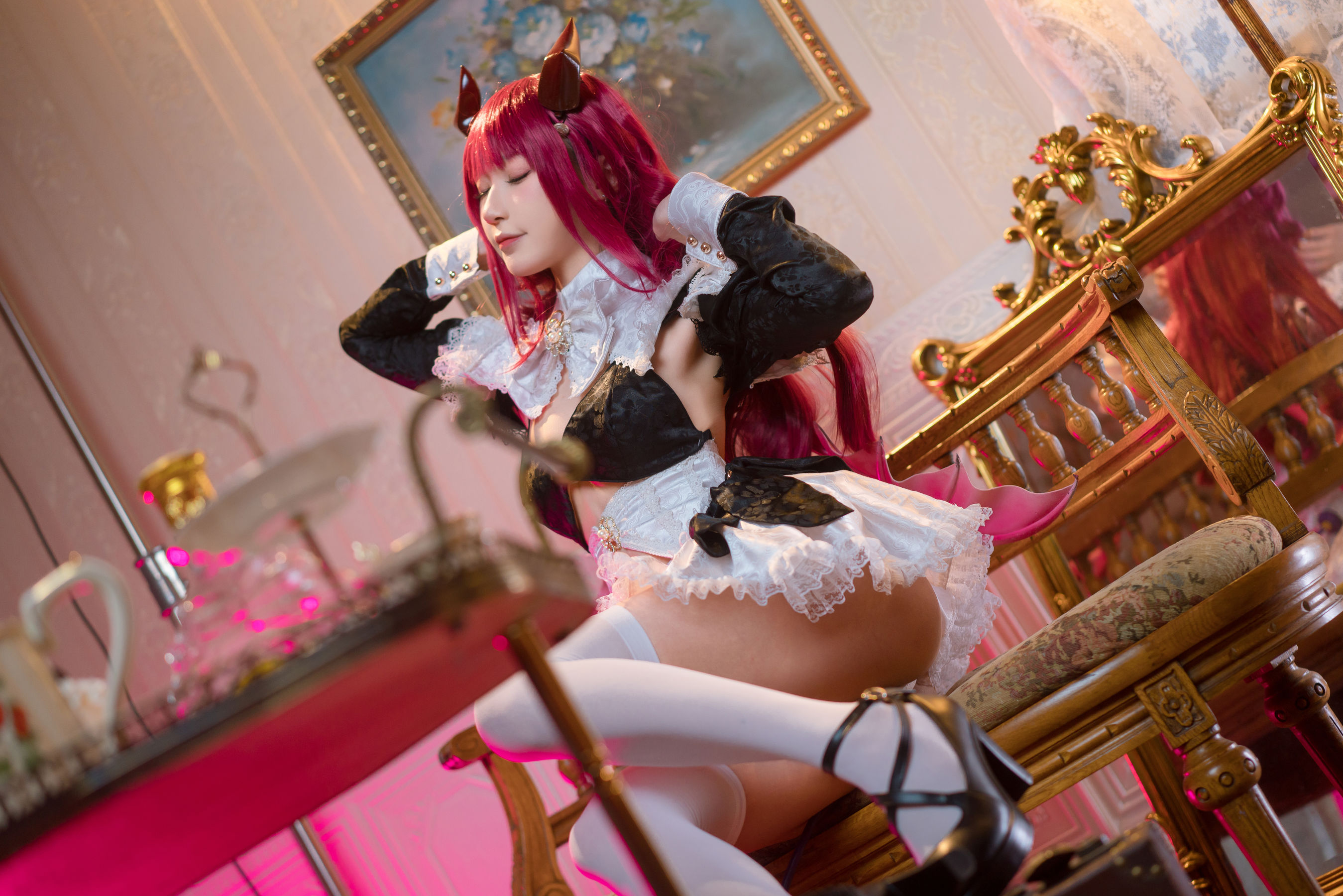 [福利COS] 动漫博主阿包也是兔娘 - 莉莉娅女仆第1张