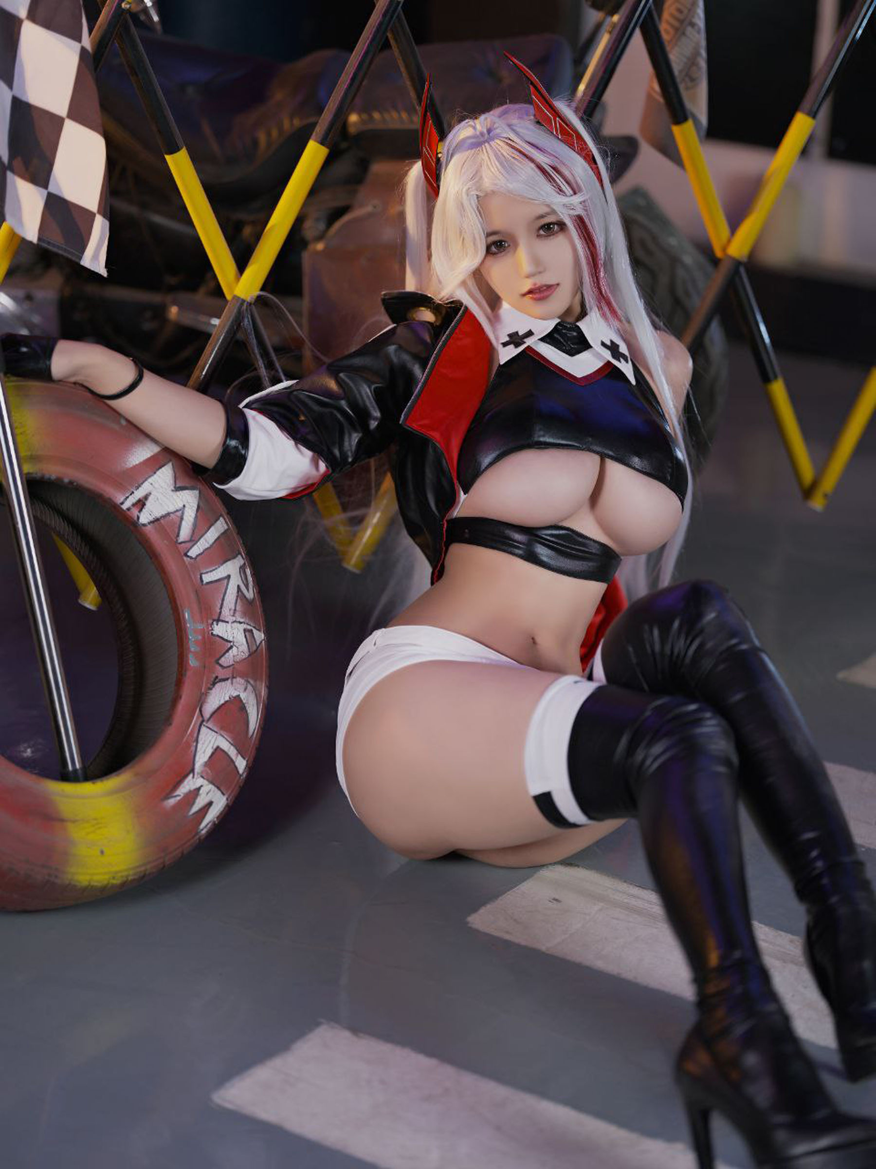 [福利COS] 动漫博主小仓千代w - 舰长图 赛车欧根第2张