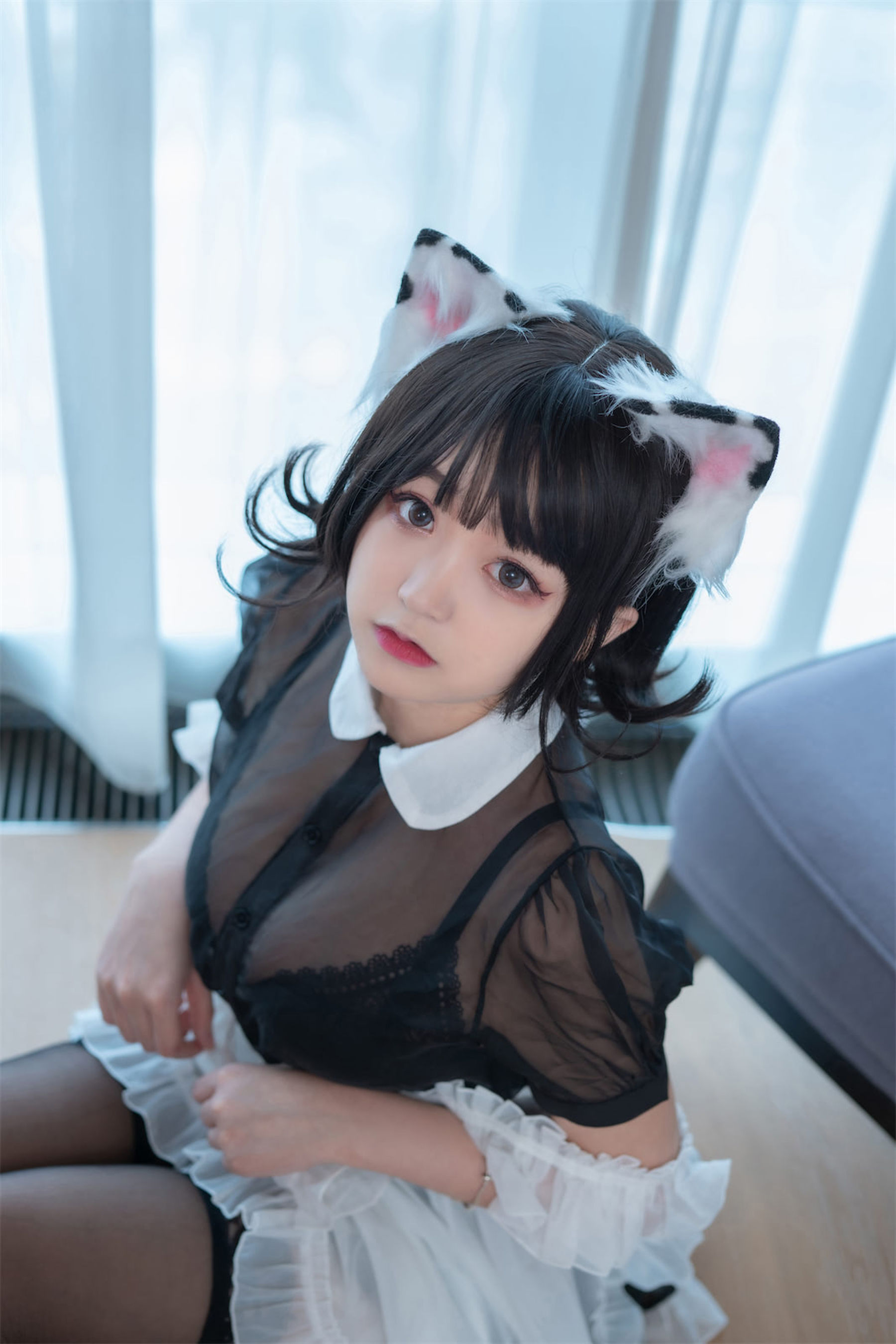[福利COS] 动漫博主恩田直幸 - 奶牛猫女仆第14张