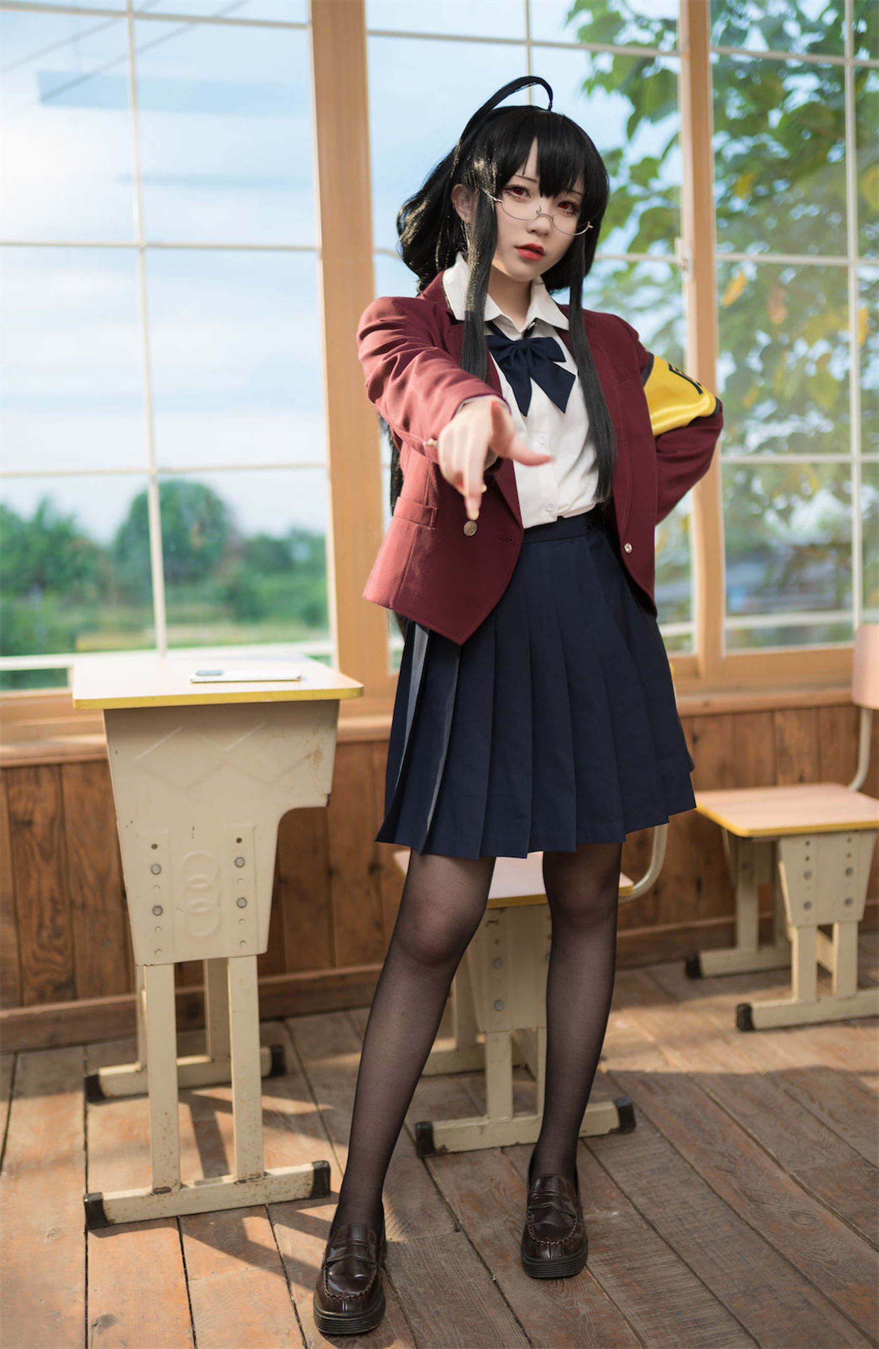 [福利COS] 花铃 - 大凤JK放学后风纪委员第7张