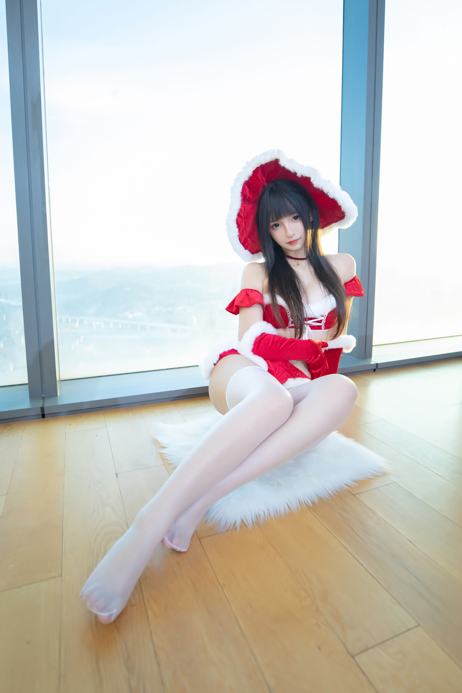 [福利COS] 萝莉神楽板真冬 之圣诞魔法第22张