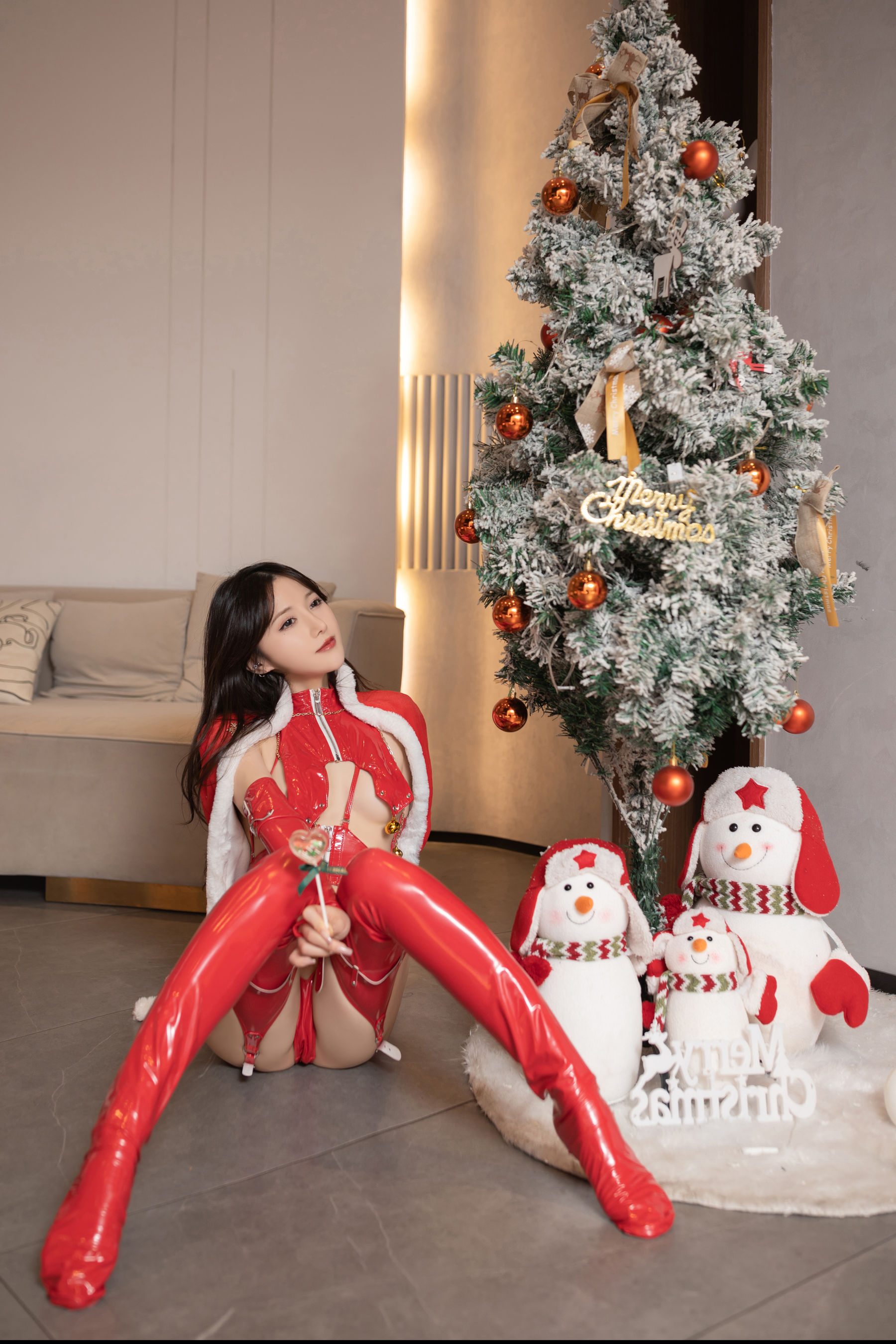 [福利COS] 鱼子酱 圣诞之箭写真第11张