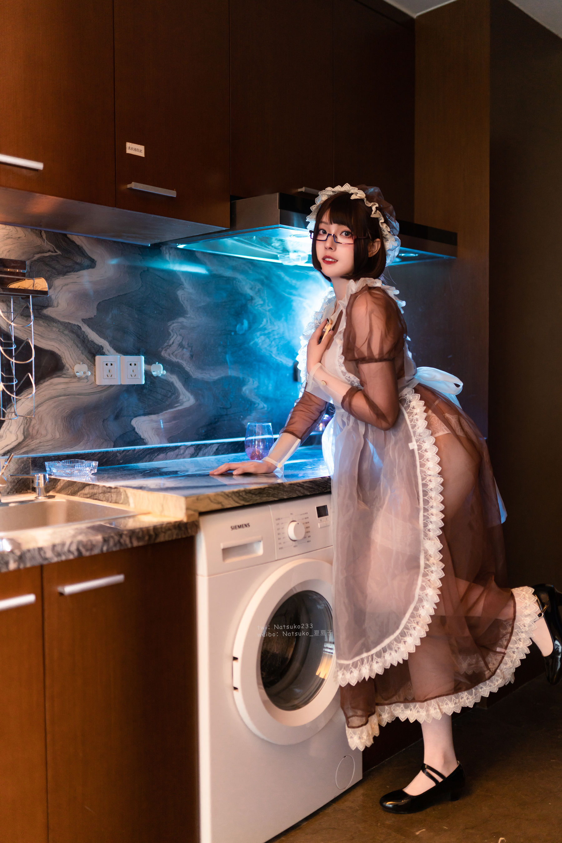 Natsuko夏夏子 - 透明女仆第25张