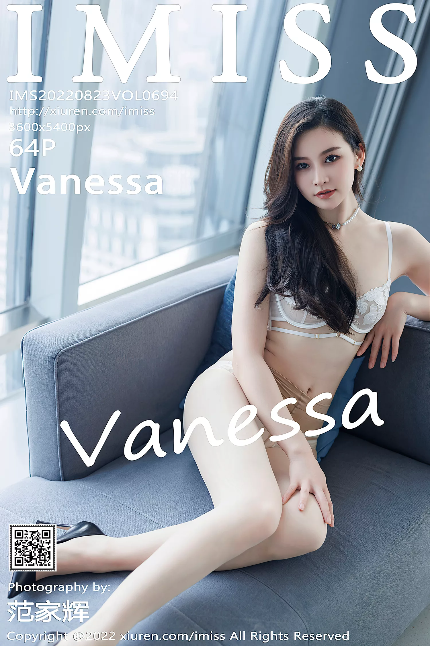 [IMISS爱蜜社] 2022.08.23 VOL.694 Vanessa 短裙美臀[58P]第1张