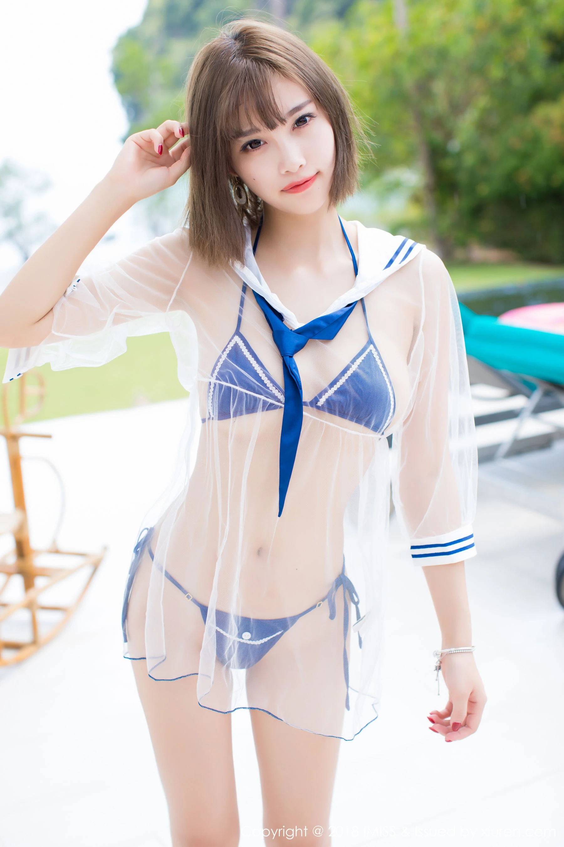  杨晨晨sugar《来自女神晨晨的开年礼物》 爱蜜社IMiss Vol.208第4张