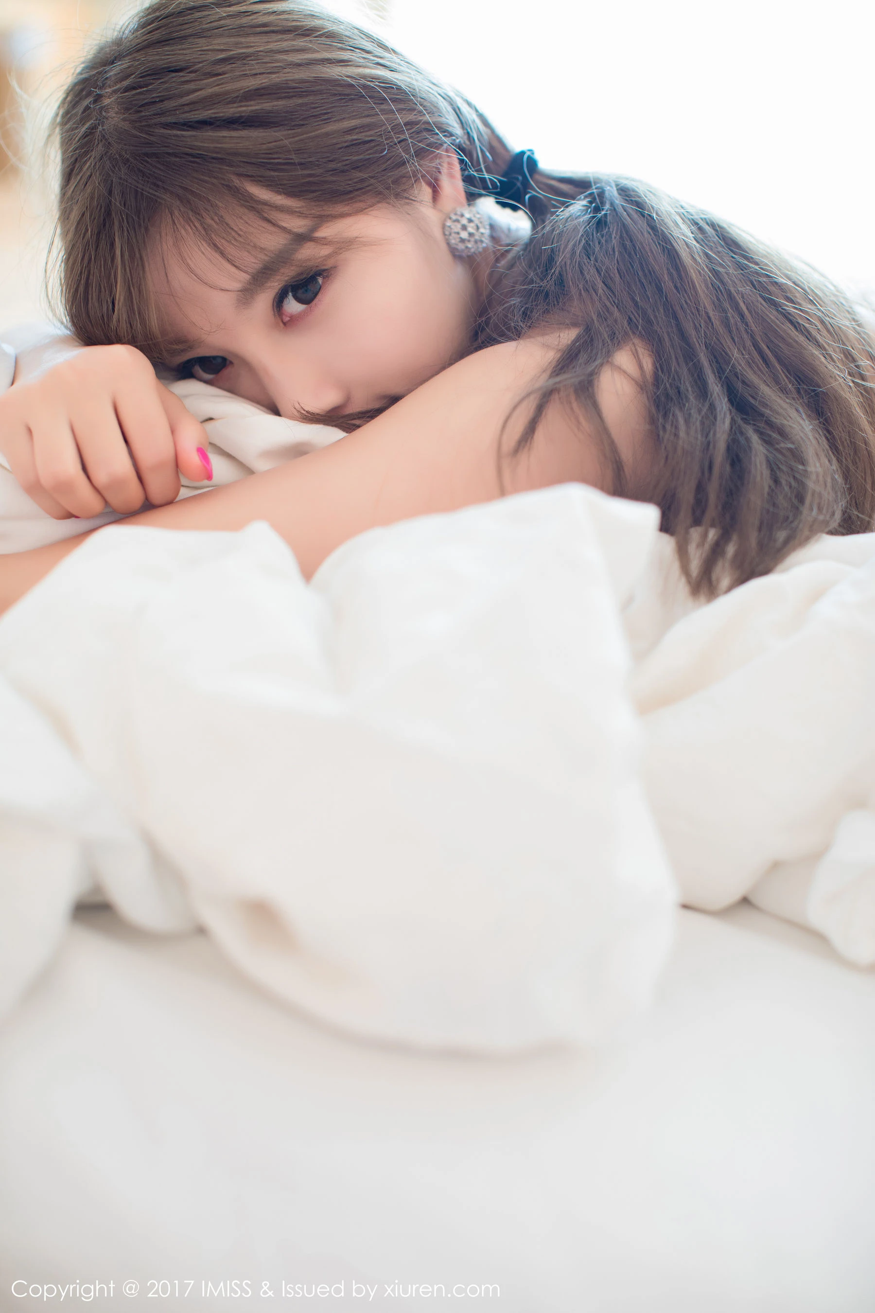  杨晨晨sugar《蕾丝网袜与性感比基尼》 爱蜜社IMiss Vol.183第4张