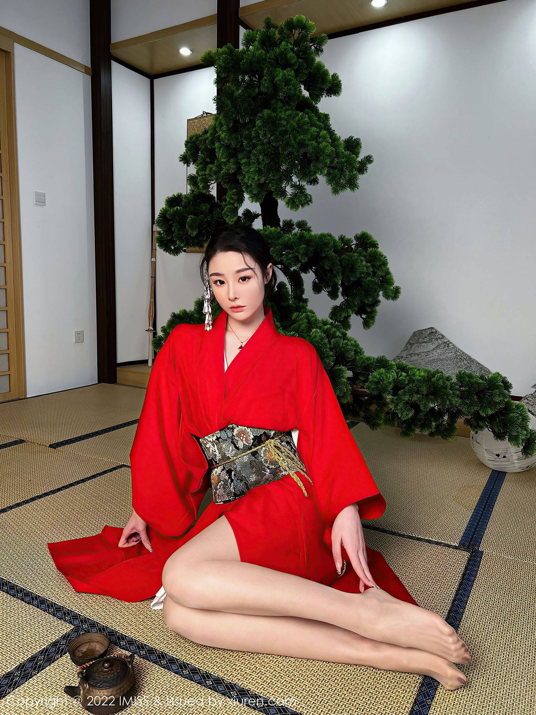  爱蜜社 VOL.669 逗逗doudou 和服美腿第11张