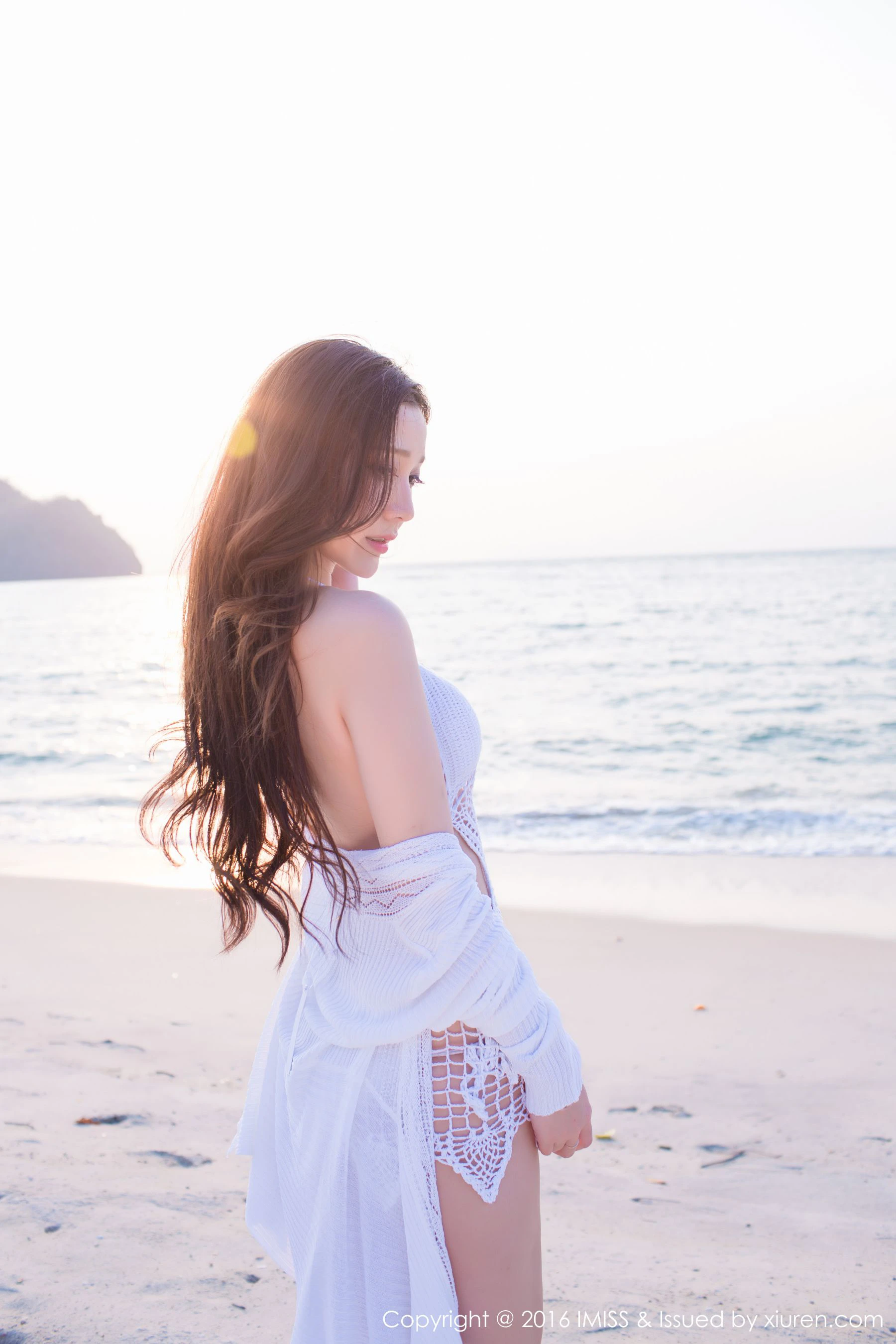 淼淼萌萌哒《极品女神清新泳装系列》 爱蜜社IMiss Vol.084第5张