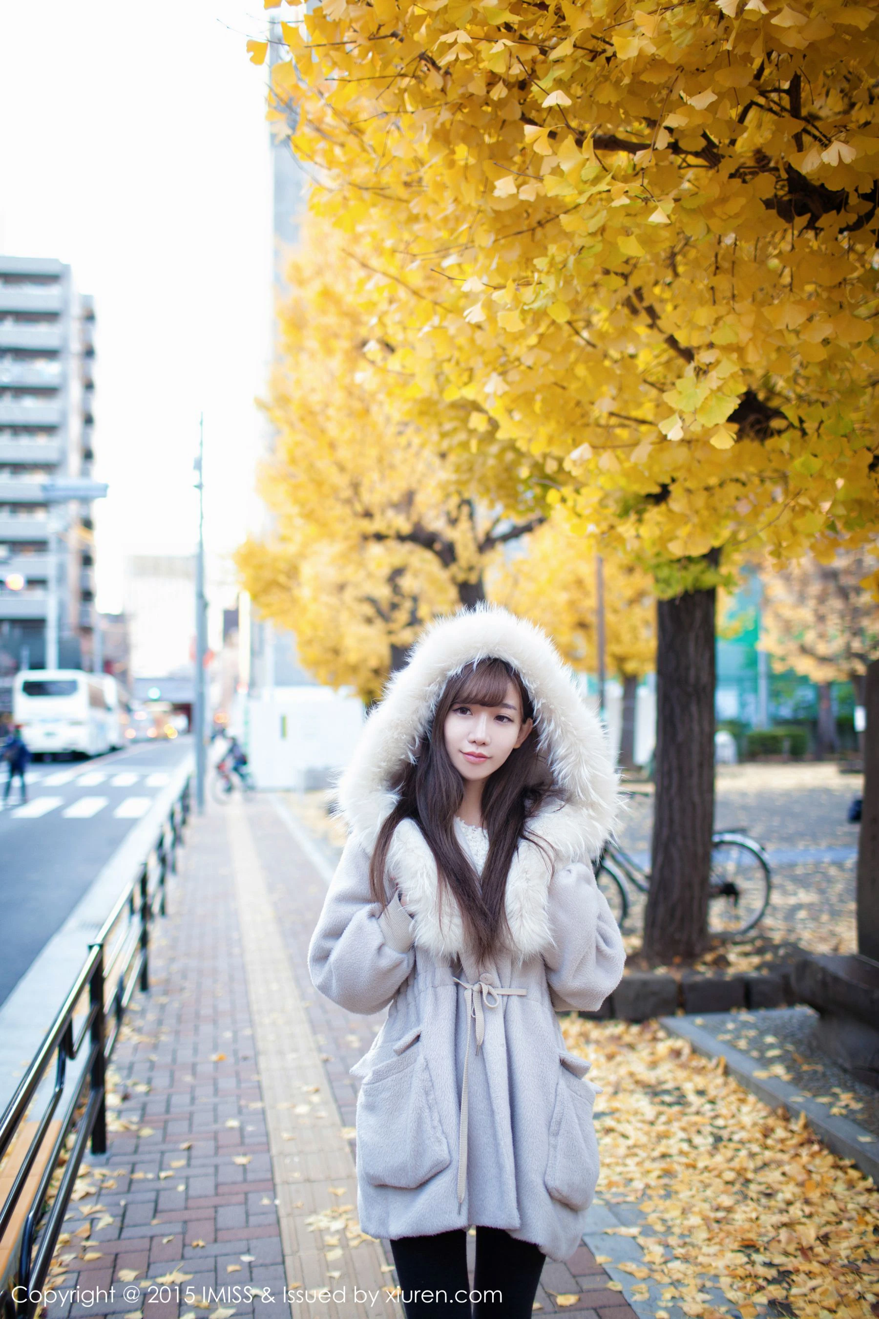 网红陈潇《日本之旅街拍》 爱蜜社IMiss Vol.010第5张