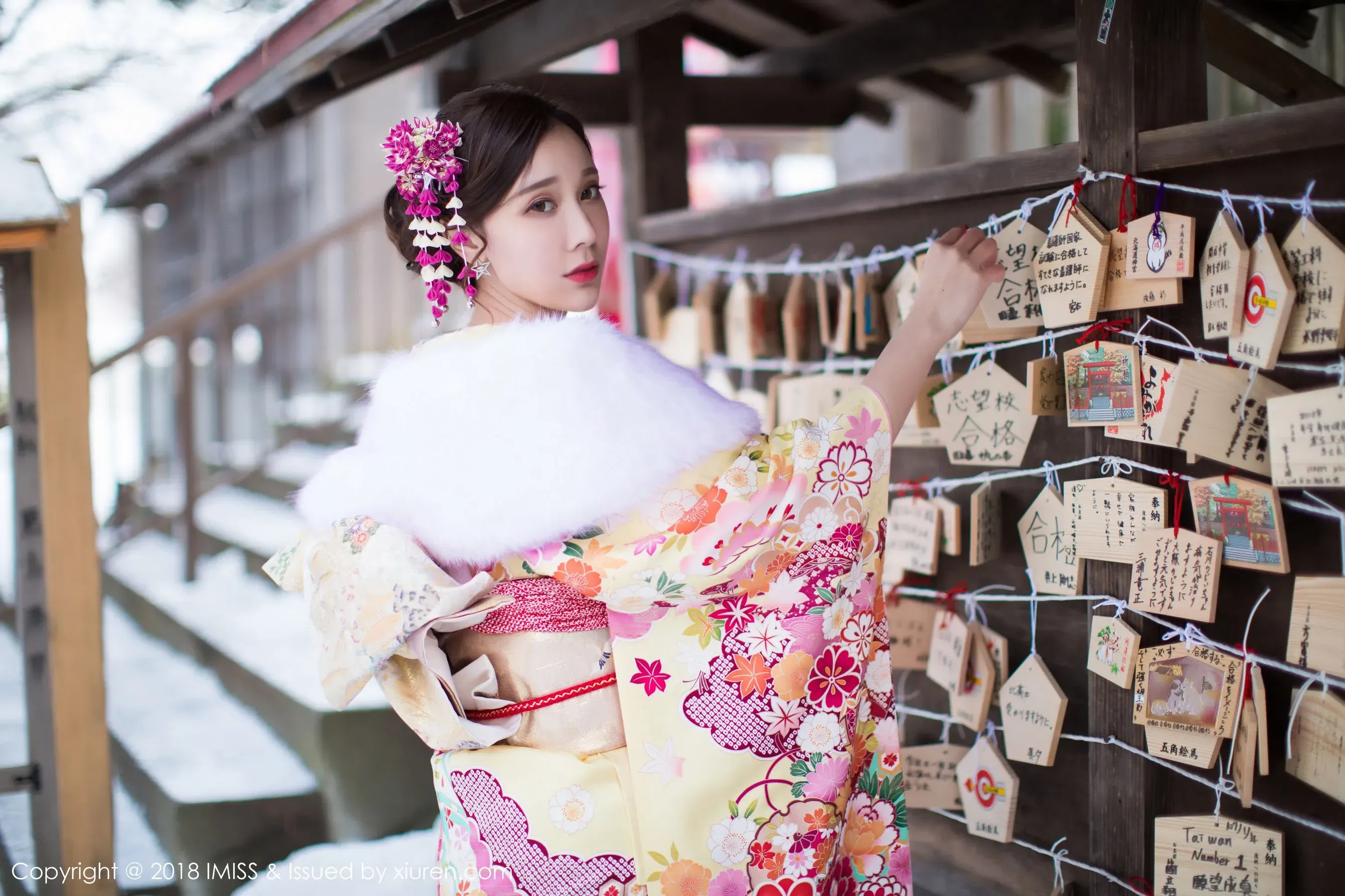  淼淼萌萌哒《北海道旅拍》 爱蜜社IMiss Vol.242第9张