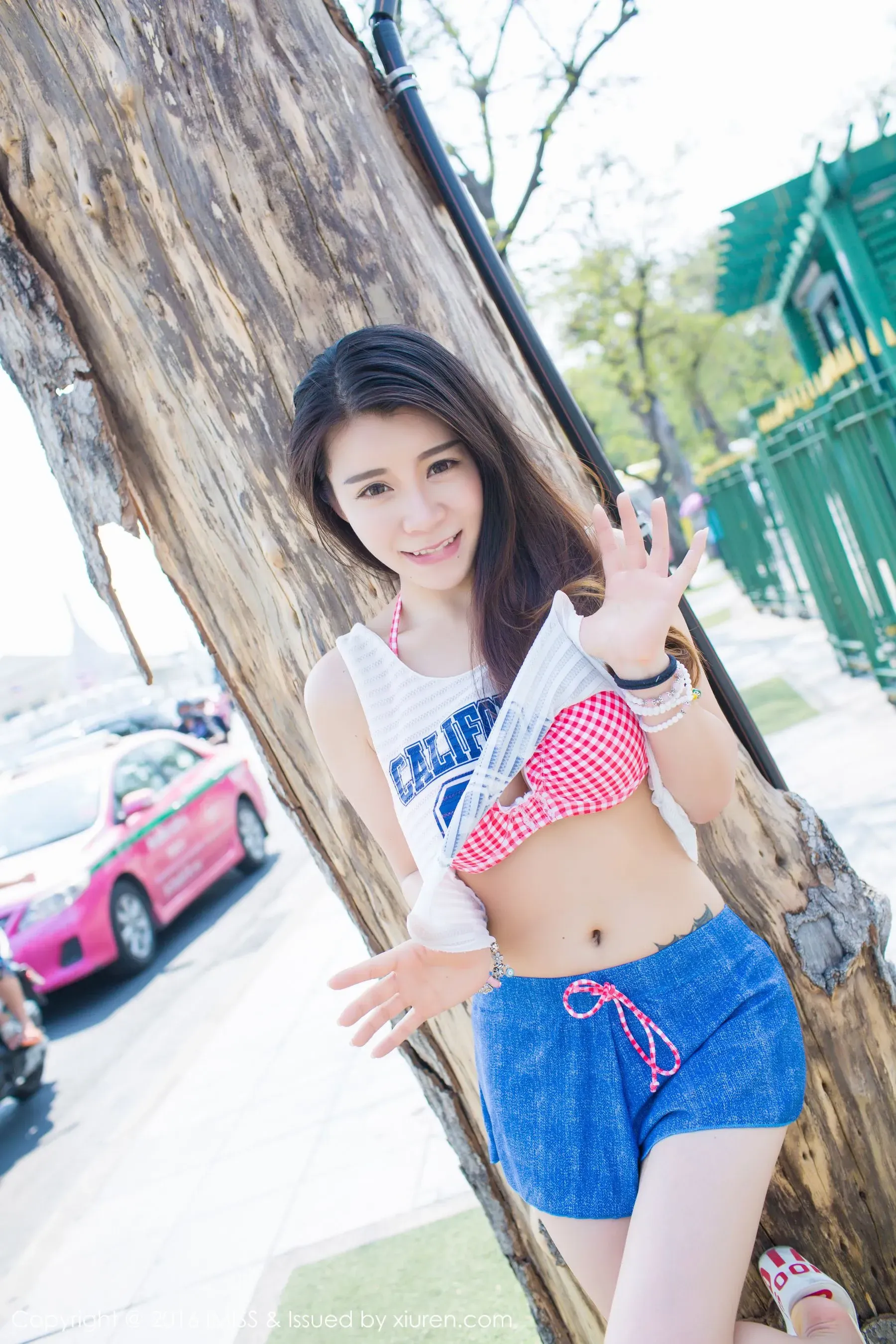  vetiver嘉宝贝儿《国外清新街拍》 爱蜜社IMiss Vol.126第5张